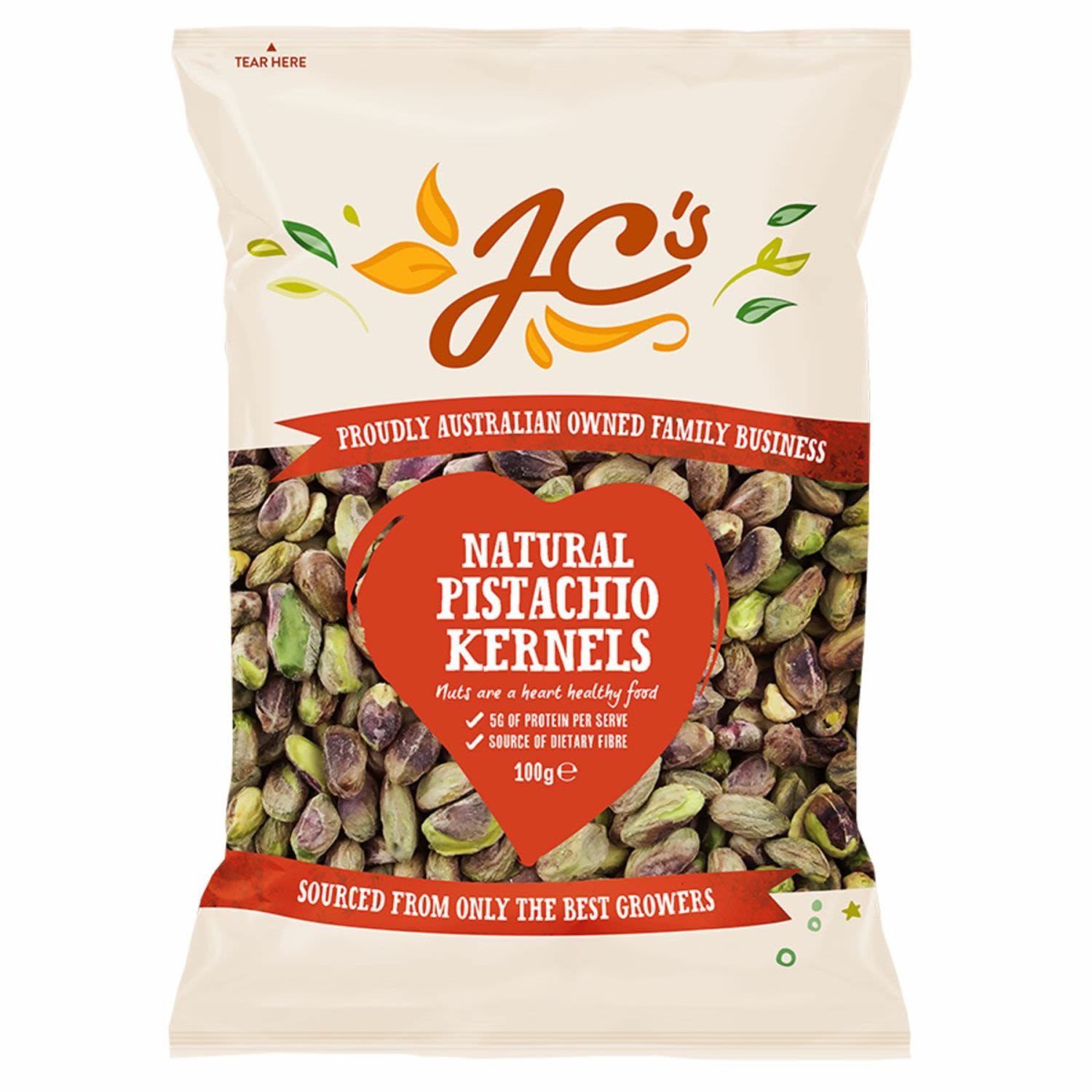 JC's Pistachio Kernels Natural