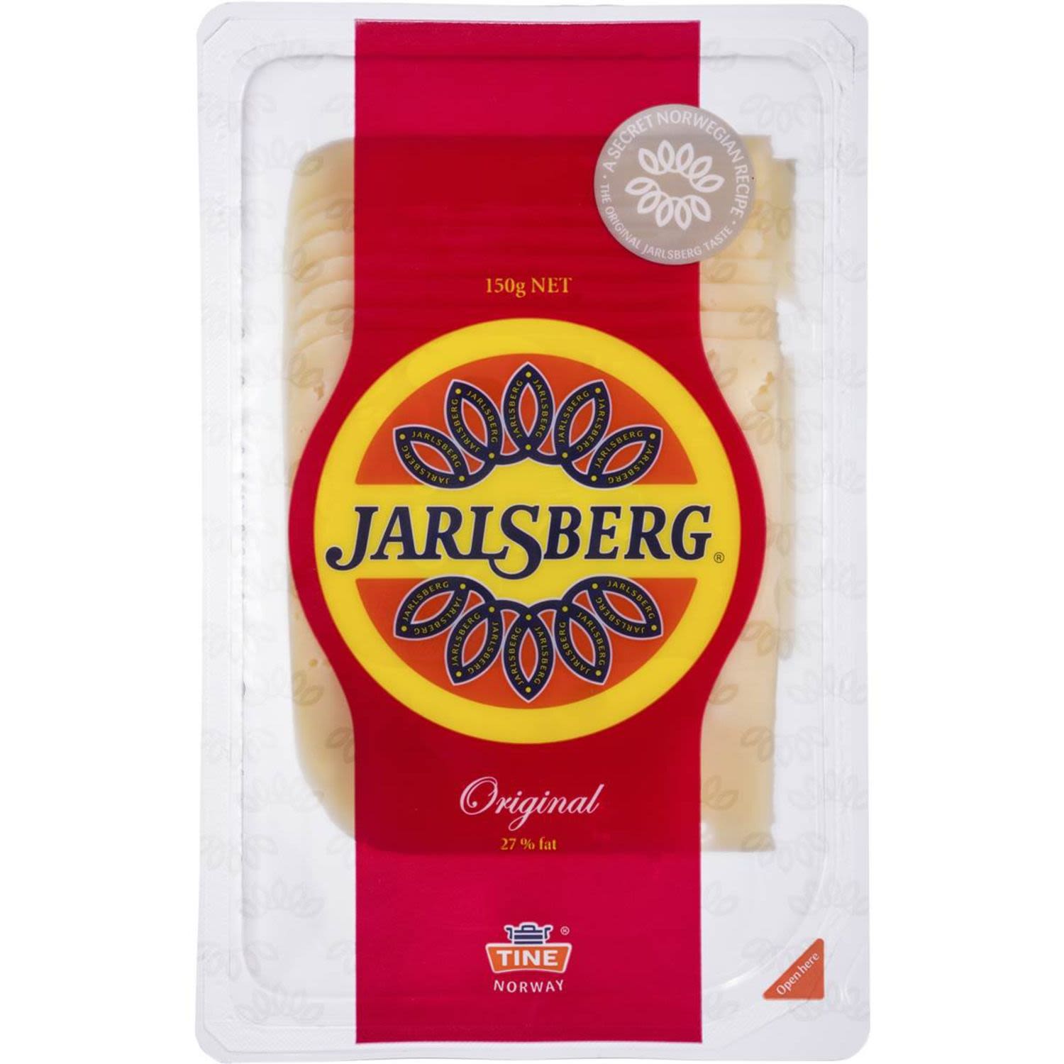 Jarlsberg Original Cheese Slices, 150 Gram
