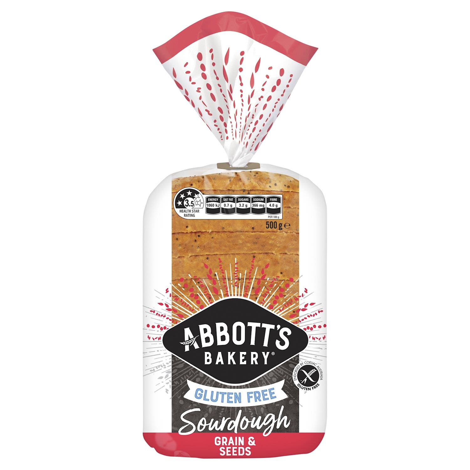 Abbott's Bakery Gluten Free Sourdough Grains & Seeds Bread