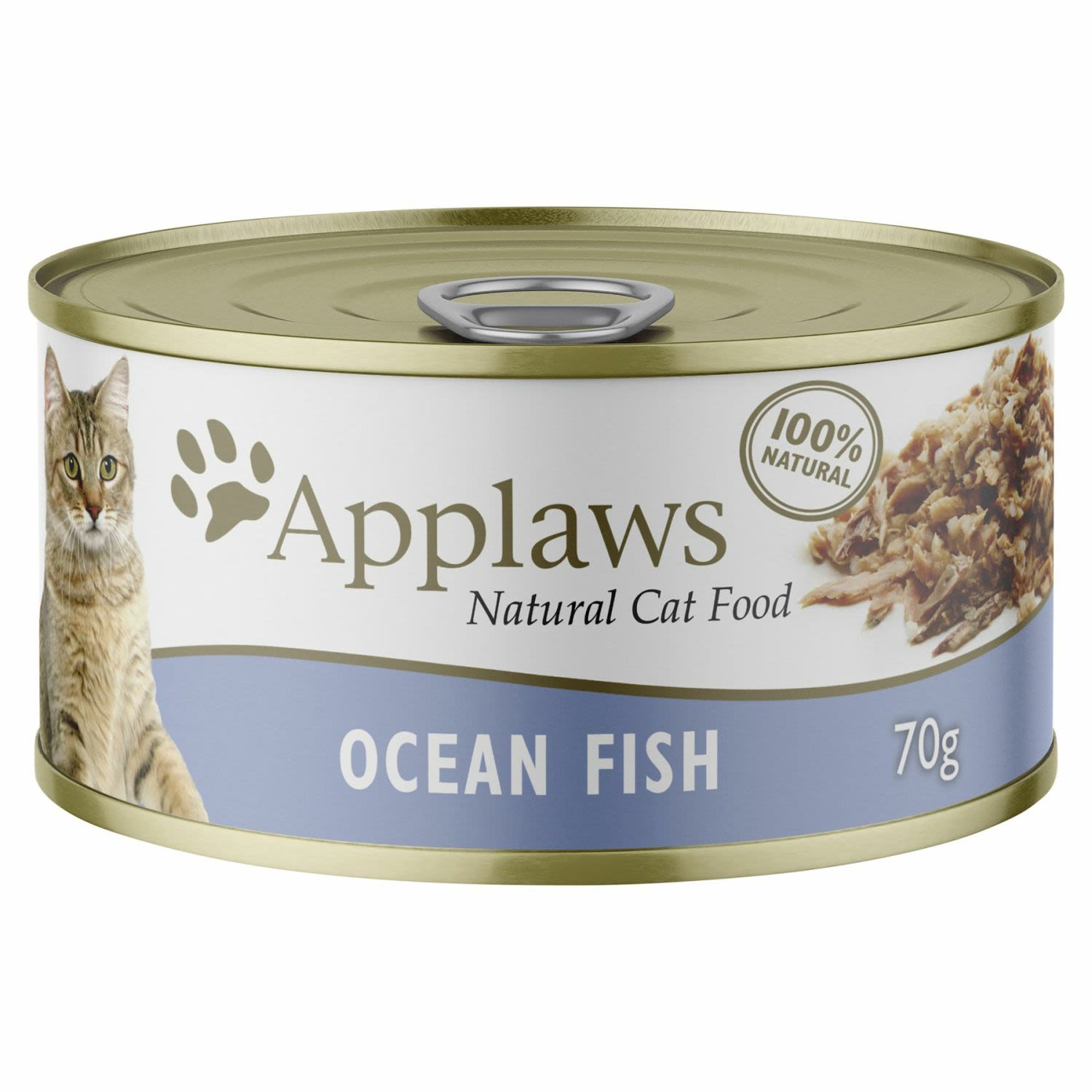 Applaws Cat Tin Ocean Fish in Broth, 70 Gram