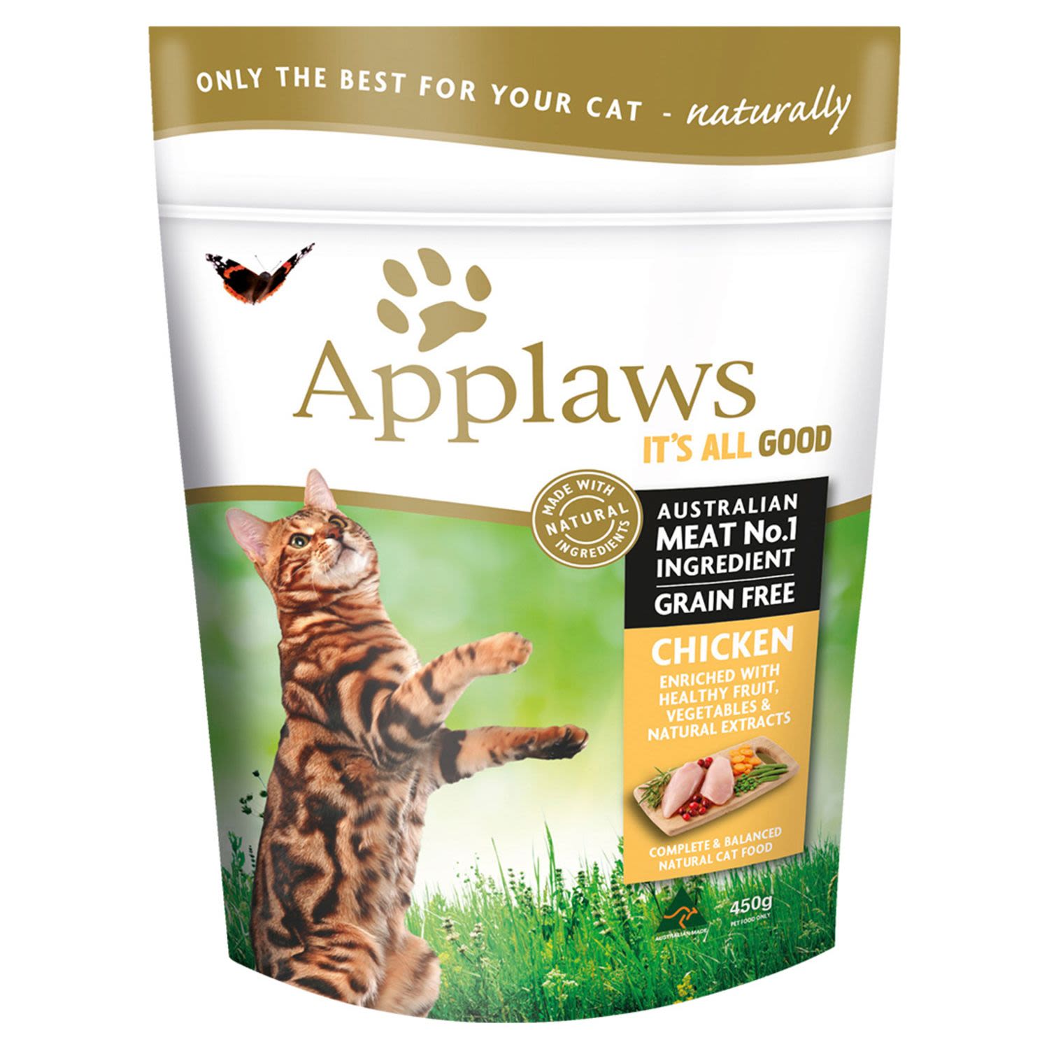 Applaws Cat Food Chicken Flavor, 450 Gram