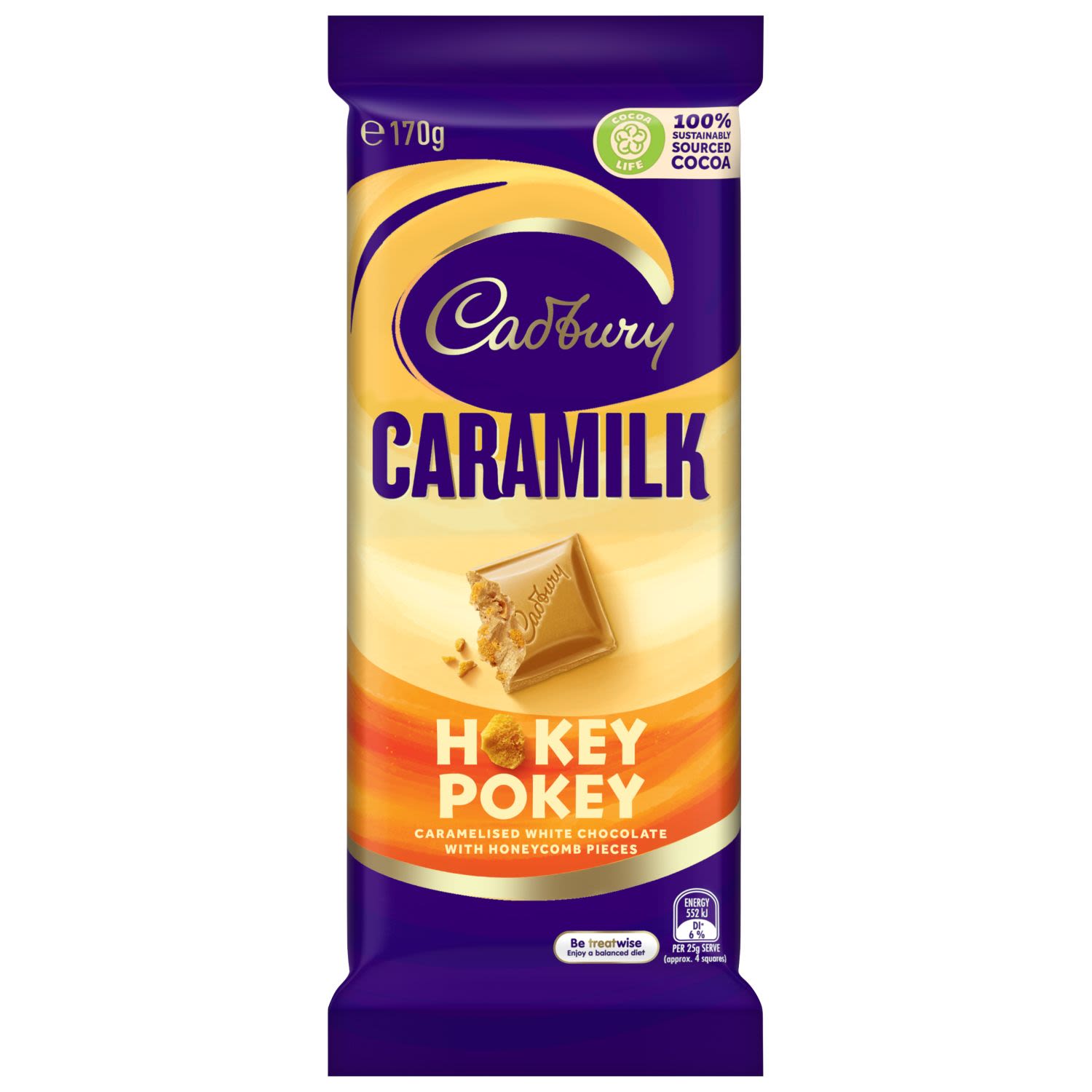 Cadbury Caramilk Hokey Pokey Special Edition, 170 Gram