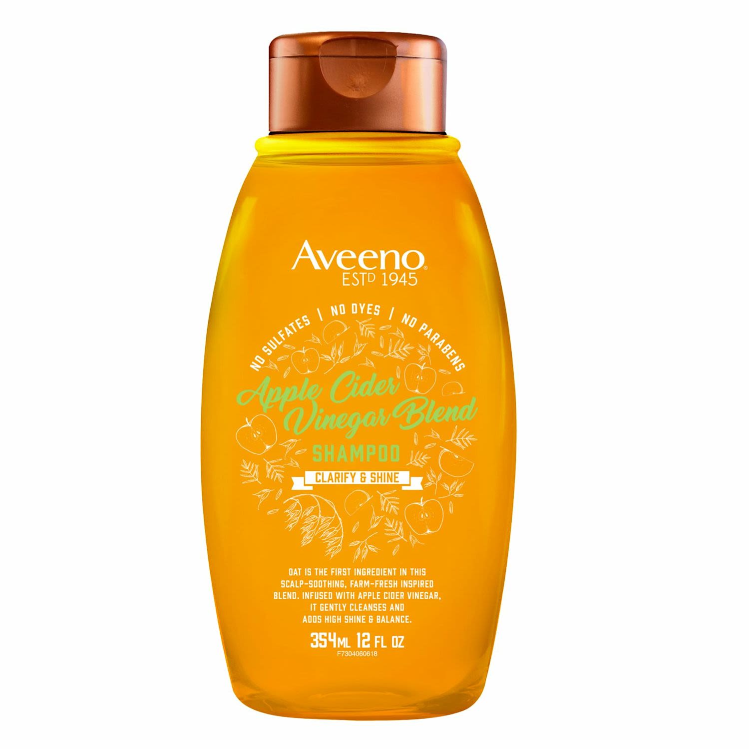 Aveeno Apple Cider Vinegar Blend Shampoo, 354 Millilitre