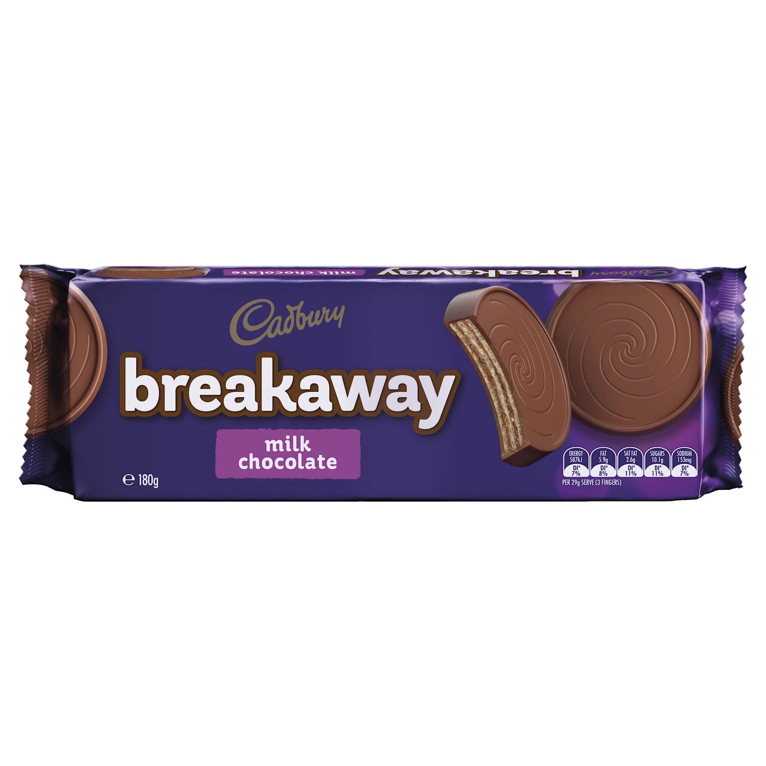 Cadbury Breakaway Milk Chocolate Biscuits