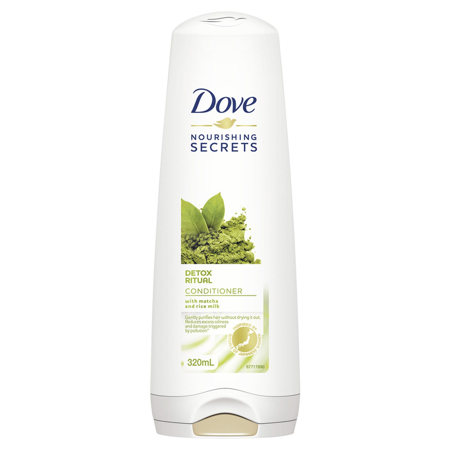 Dove Nourishing Secrets Detox Ritual With Matcha And Rice Milk Conditioner, 320 Millilitre