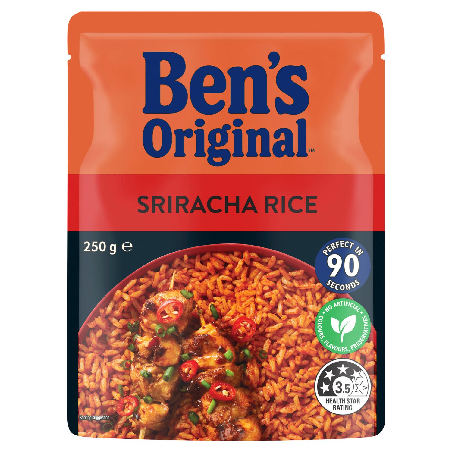 Ben's Original Sriracha Rice, 250 Gram