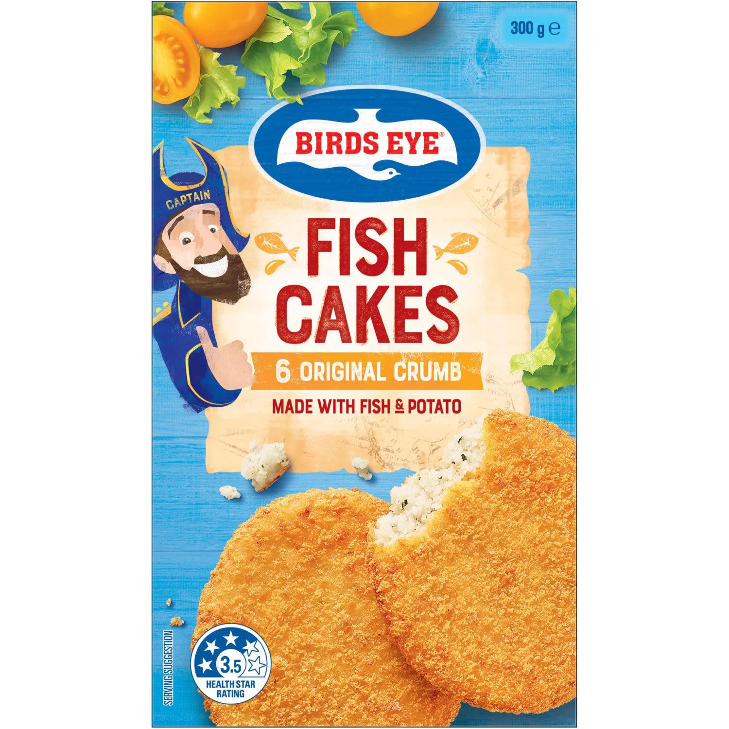 Birds Eye Fish Cake, 300 Gram