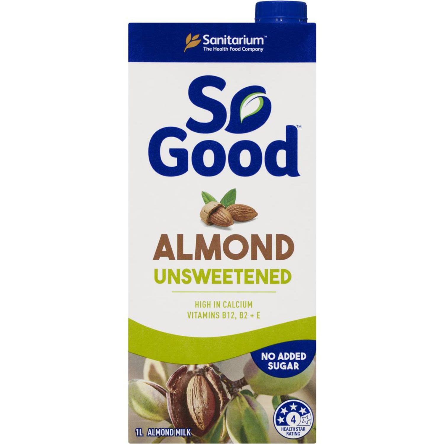 Sanitarium So Good Chilled Unsweetened Almond Milk, 1 Litre