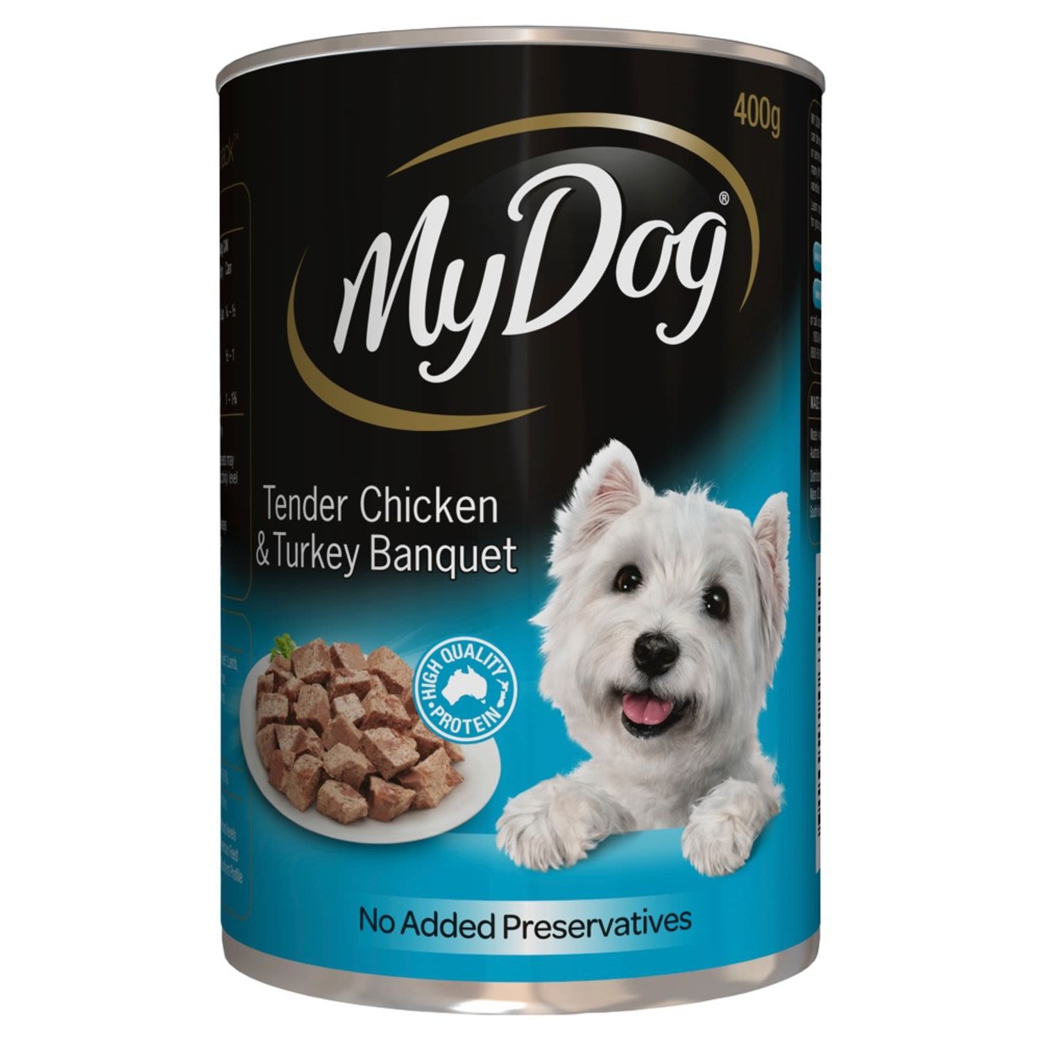 My Dog Adult Wet Dog Food Chicken & Turkey Banquet Can, 400 Gram
