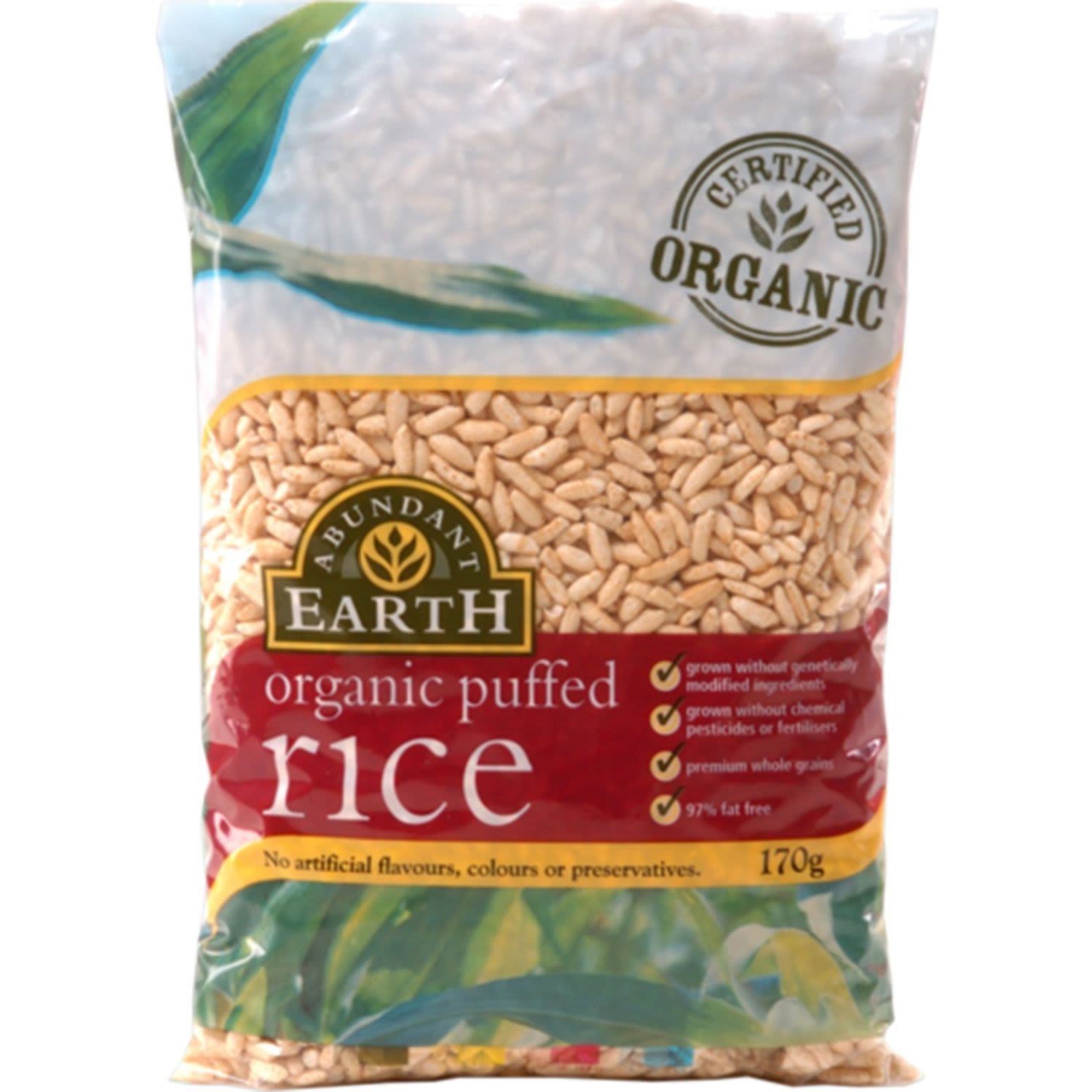 Abundend Earth Puff Rice, 170 Gram