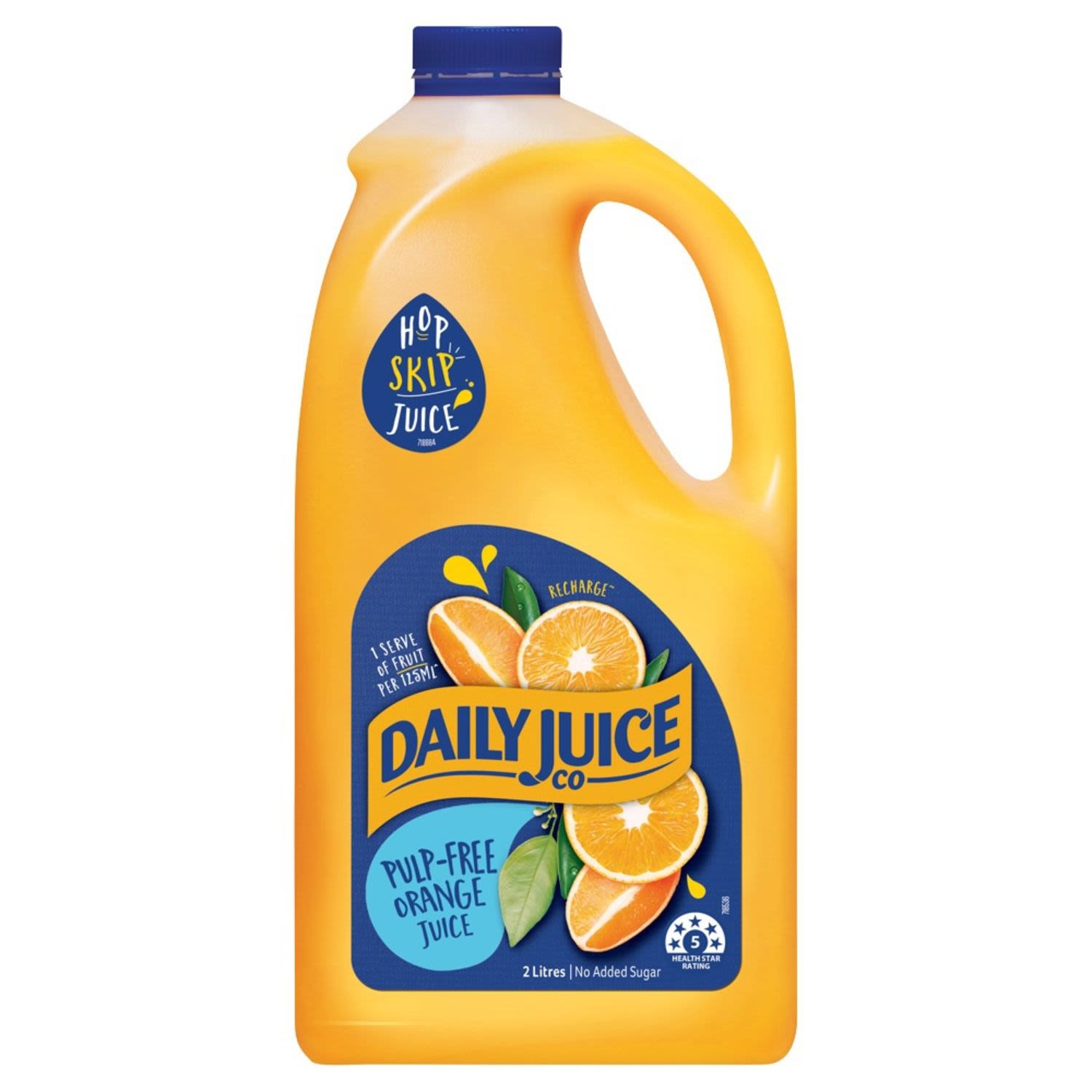 Daily Juice Orange Pulp-Free , 2 Litre