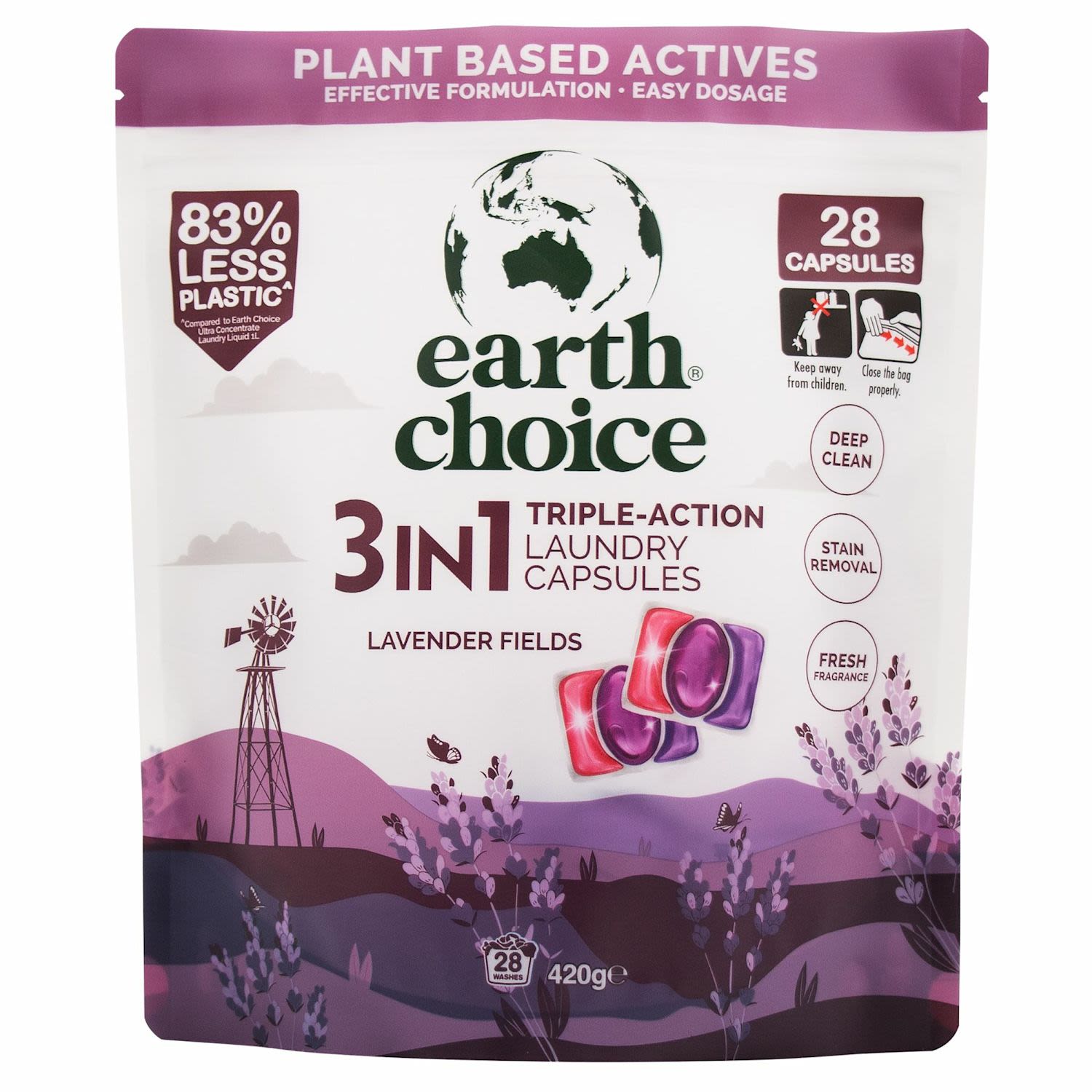 Earth Choice Capsules Lavender 28 Pack