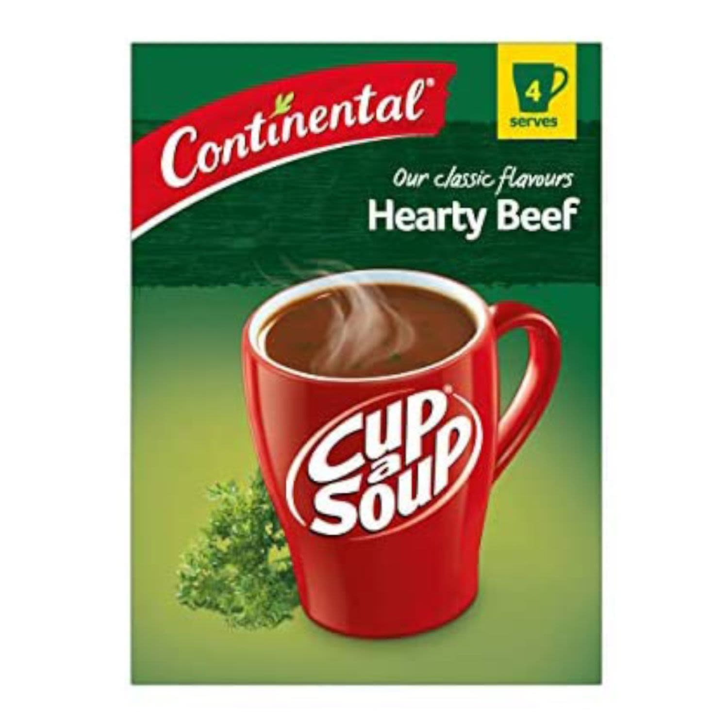 Continental Cup A Soup Hearty Beef, 4 Each
