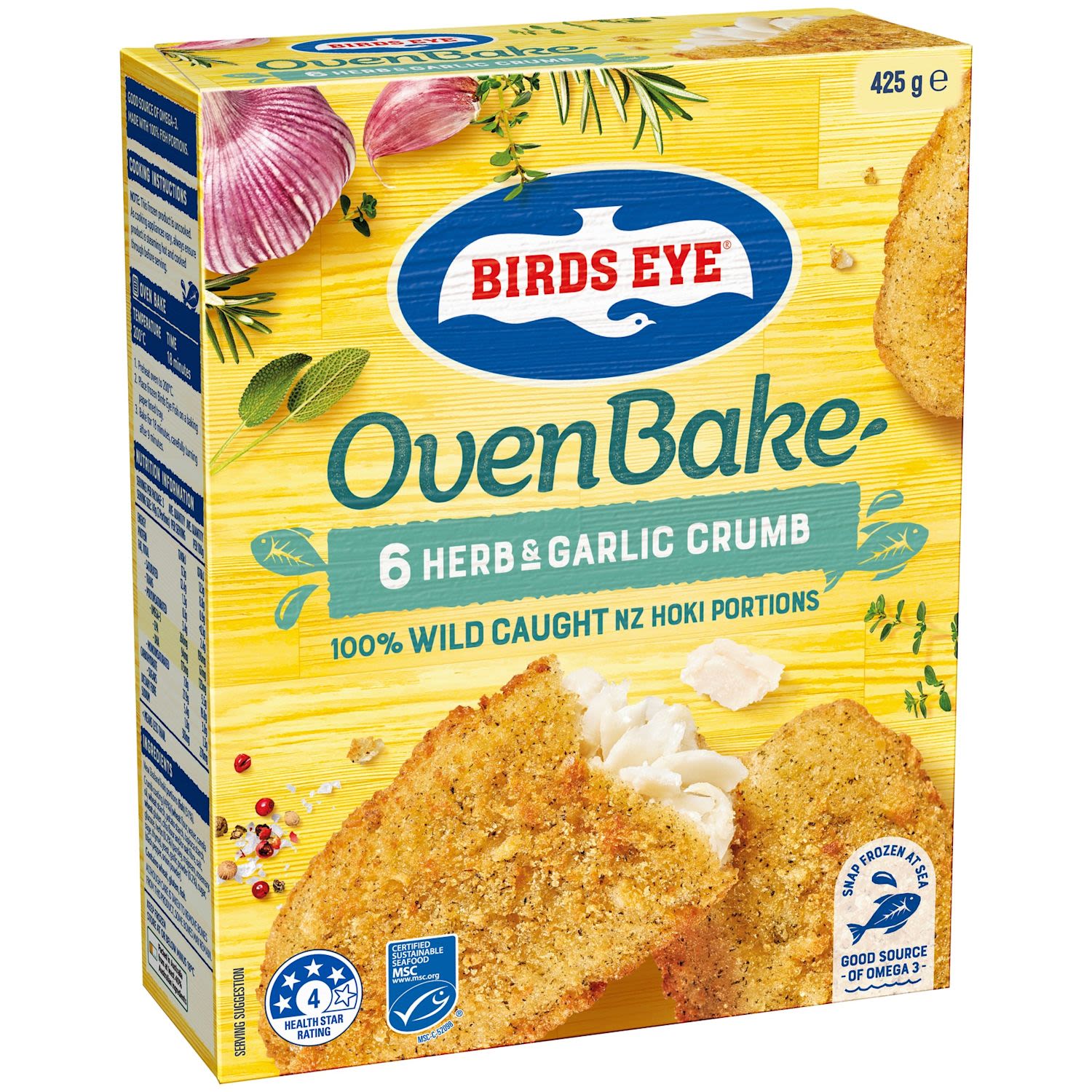 Birds Eye Oven Bake Herb & Garlic