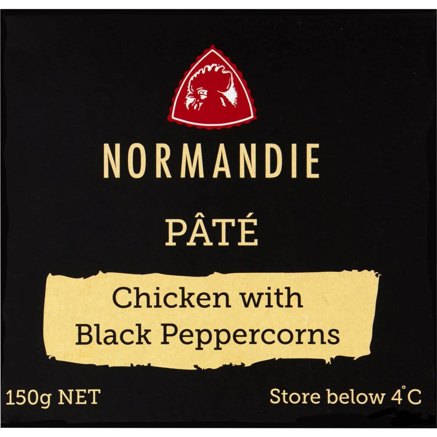 Normandie Pate Chicken & Black Peppercorns, 150 Gram
