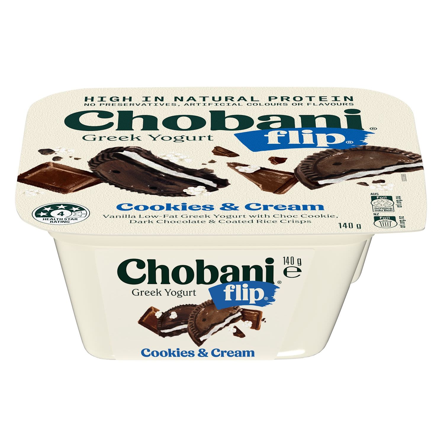 Chobani Flip Greek Yoghurt Cookies & Cream Crunch