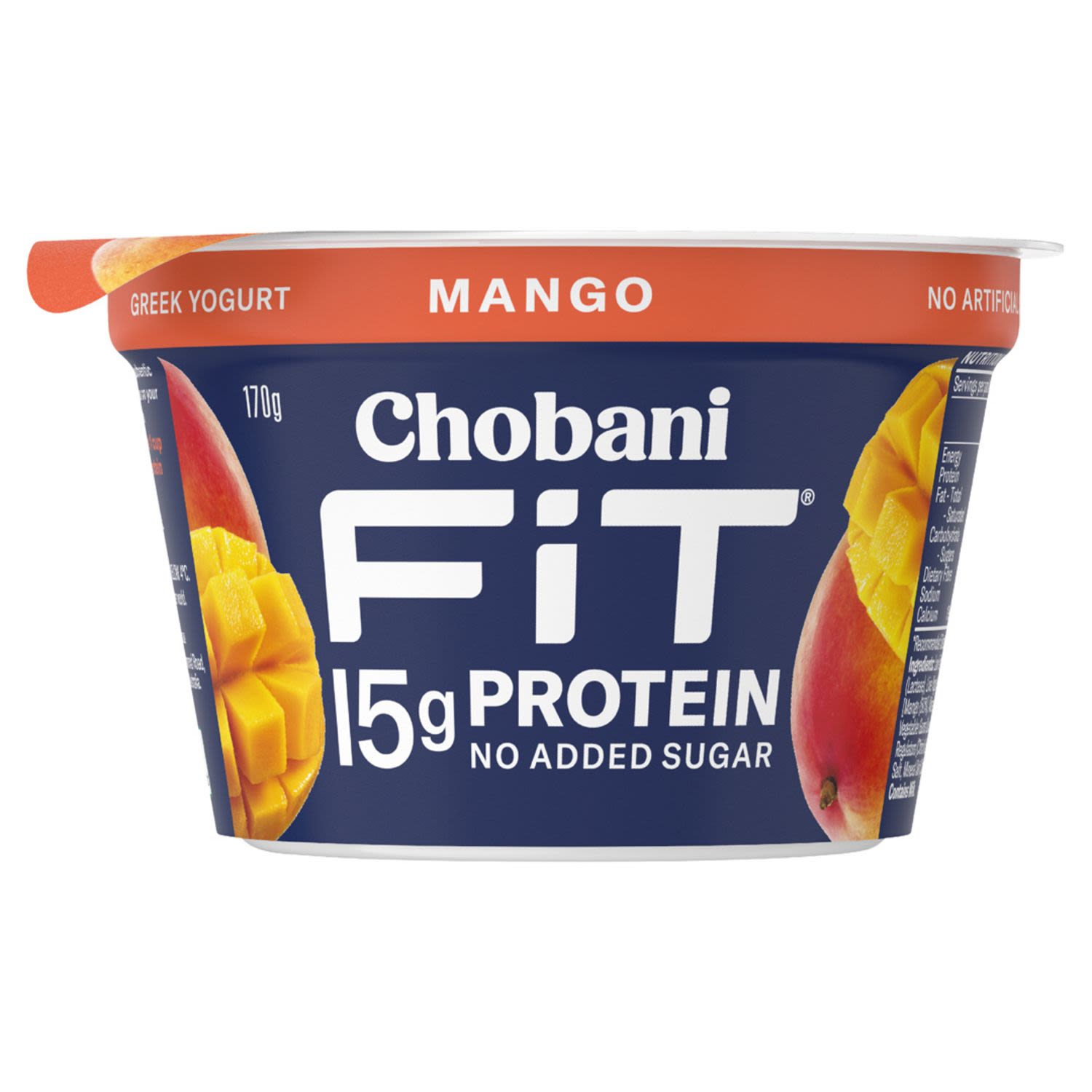 Chobani Yoghurt Fit Mango, 170 Gram