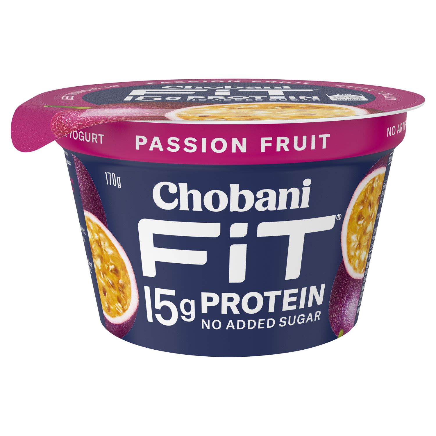 Chobani Yoghurt Fit Passion Fruit, 170 Gram