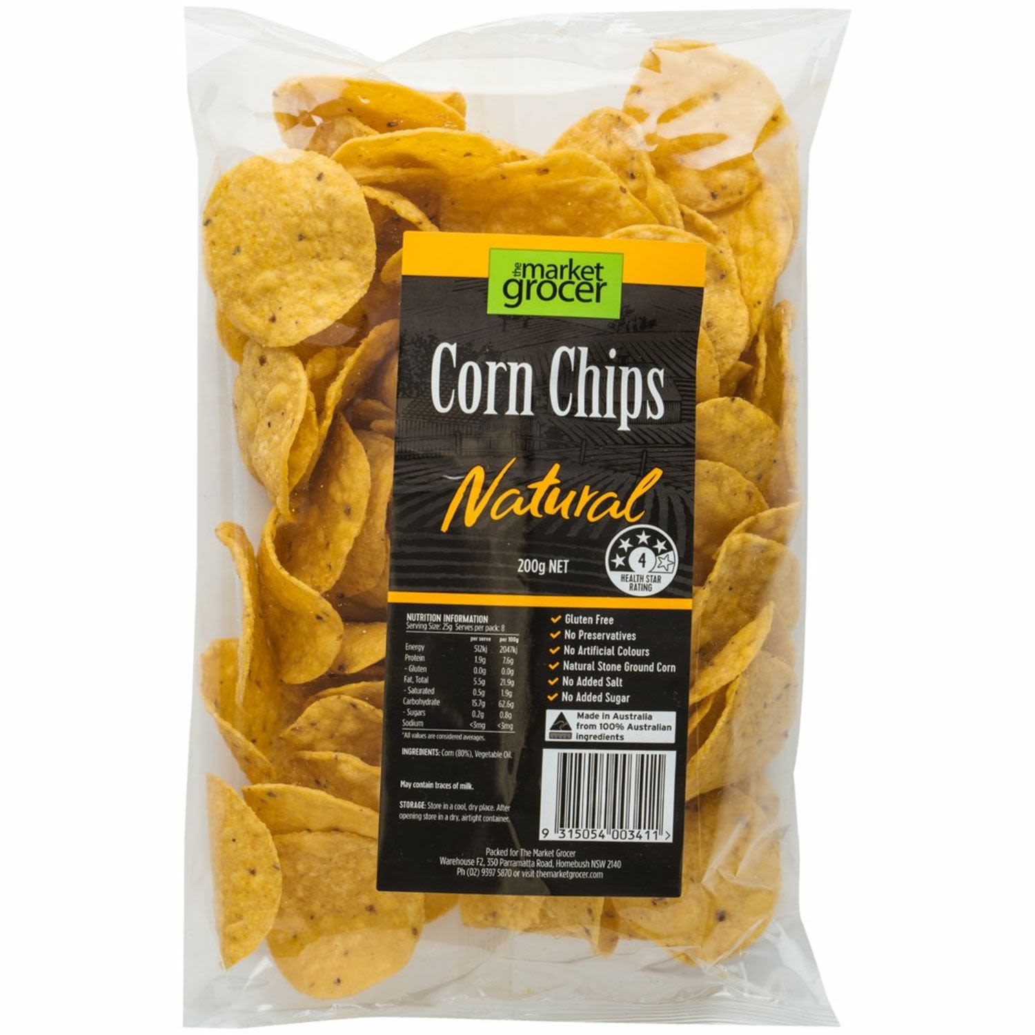 natural corn chips