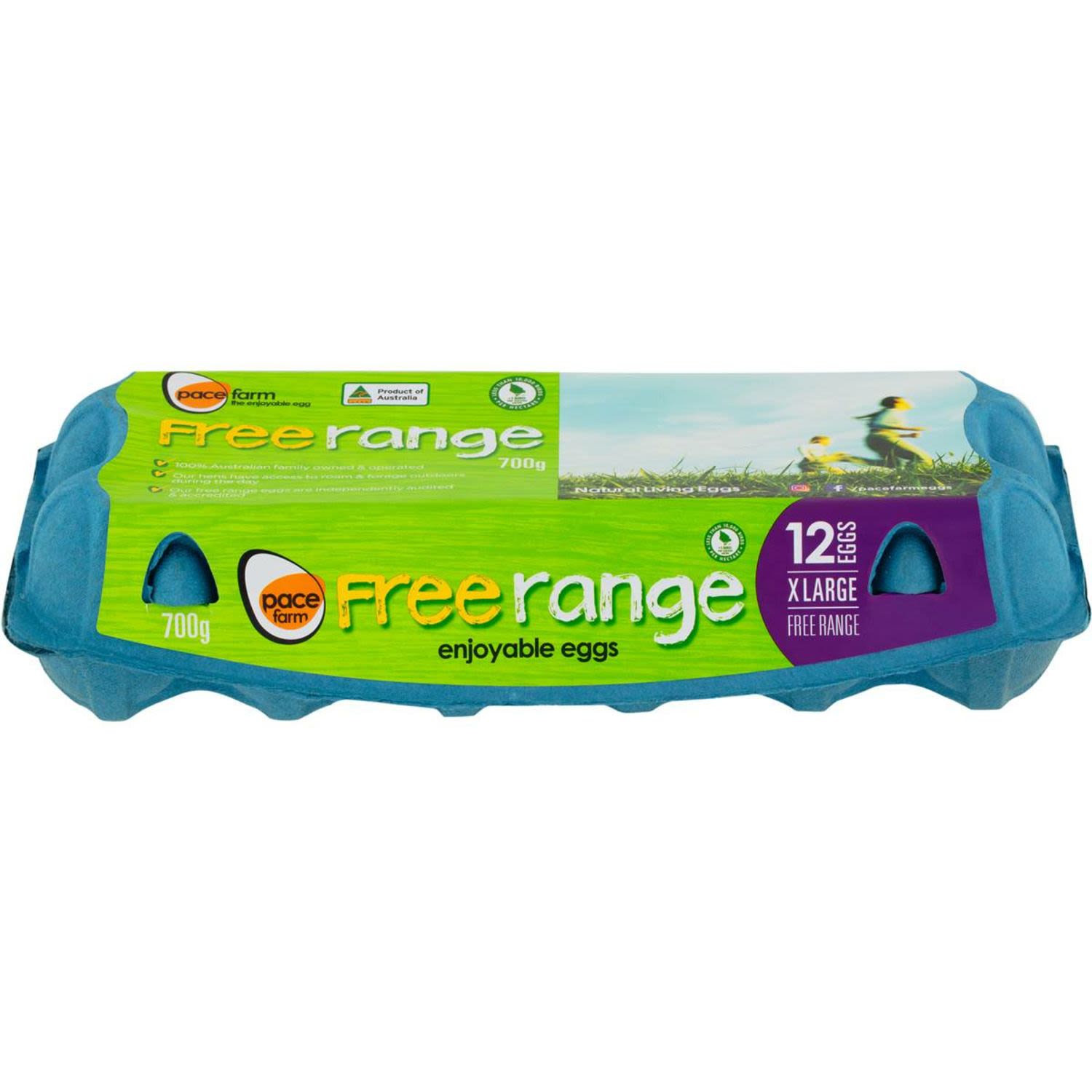 Pace Farm Natural Free Range Eggs, 700 Gram