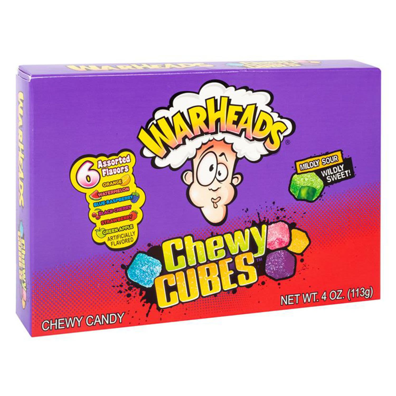Warheads Sour Chewy Cubes
