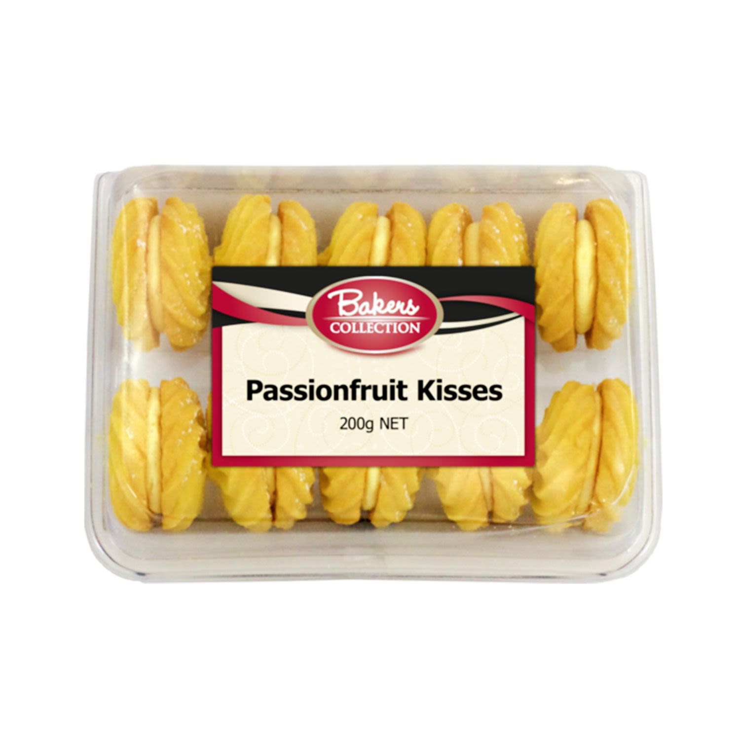 Baker's Choice Passionfruit Kisses, 200 Gram