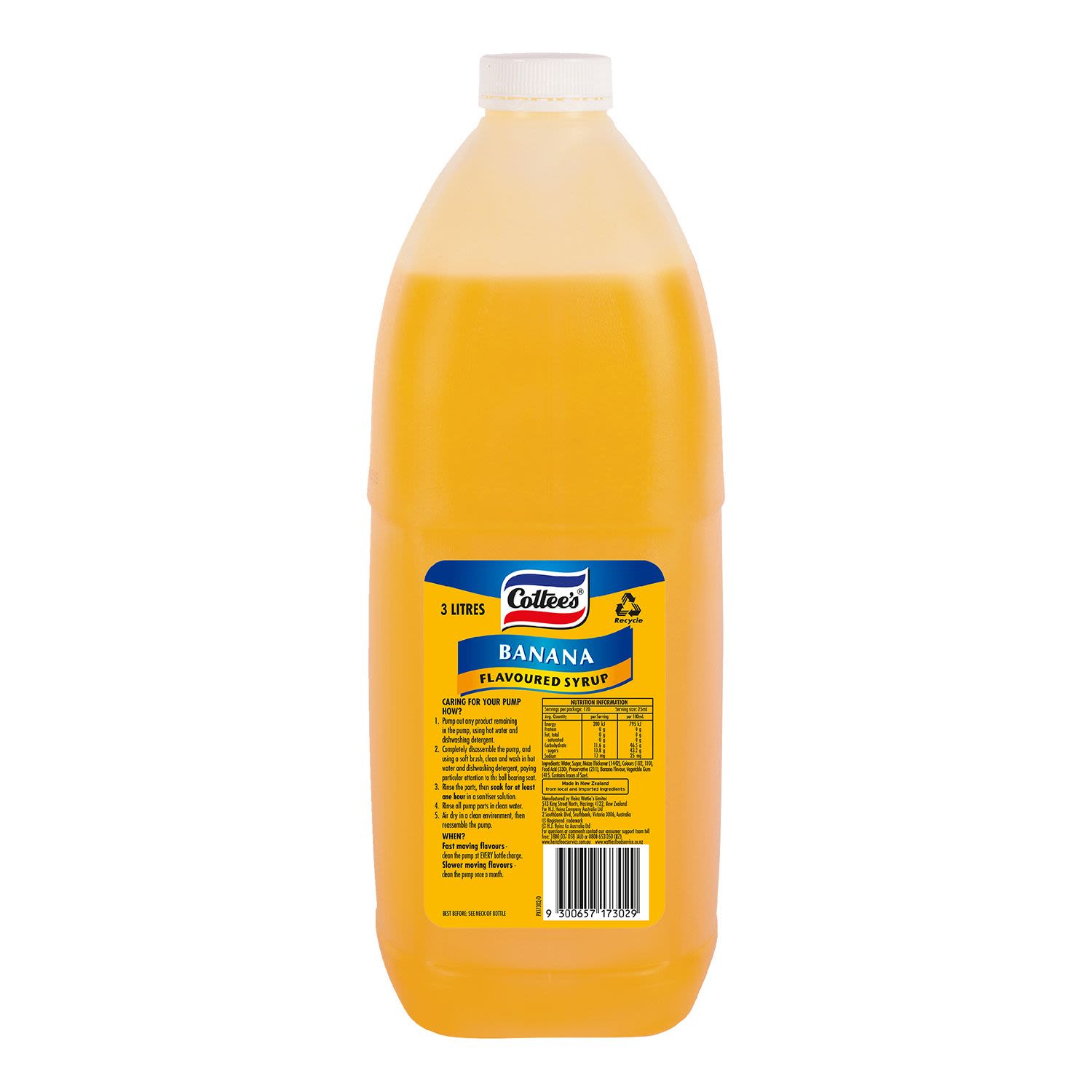 Cottee's Banana Flavoured Syrup