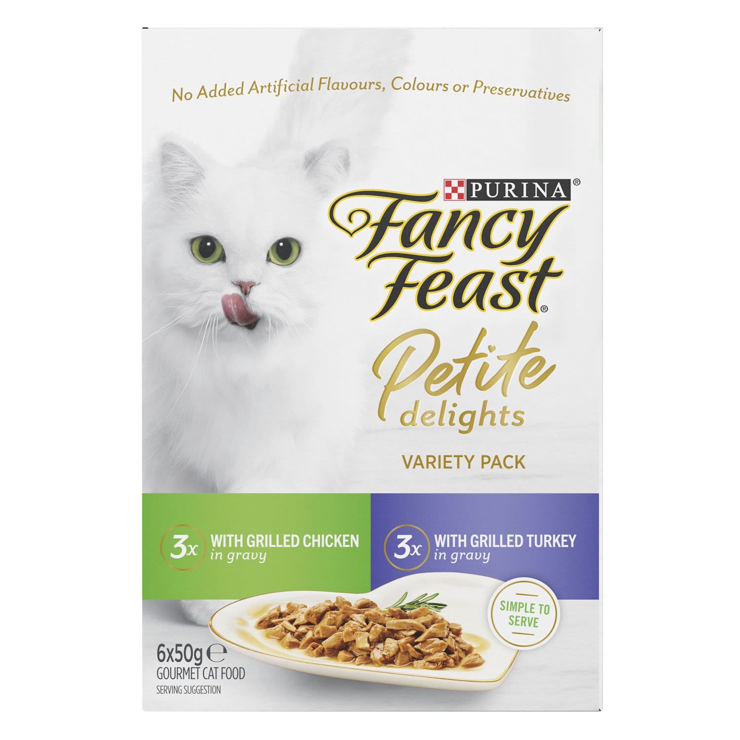 Fancy Feast Petite Delights Grilled Chicken & Grilled Turkey