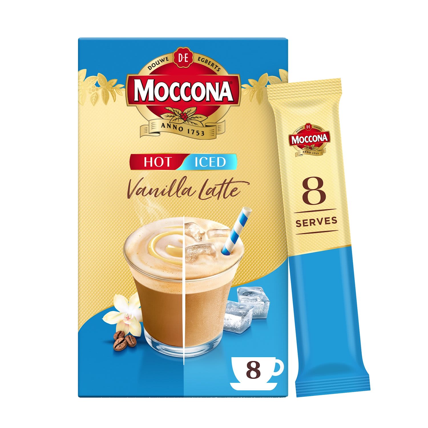 Moccona Hot/Iced Vanilla Latte