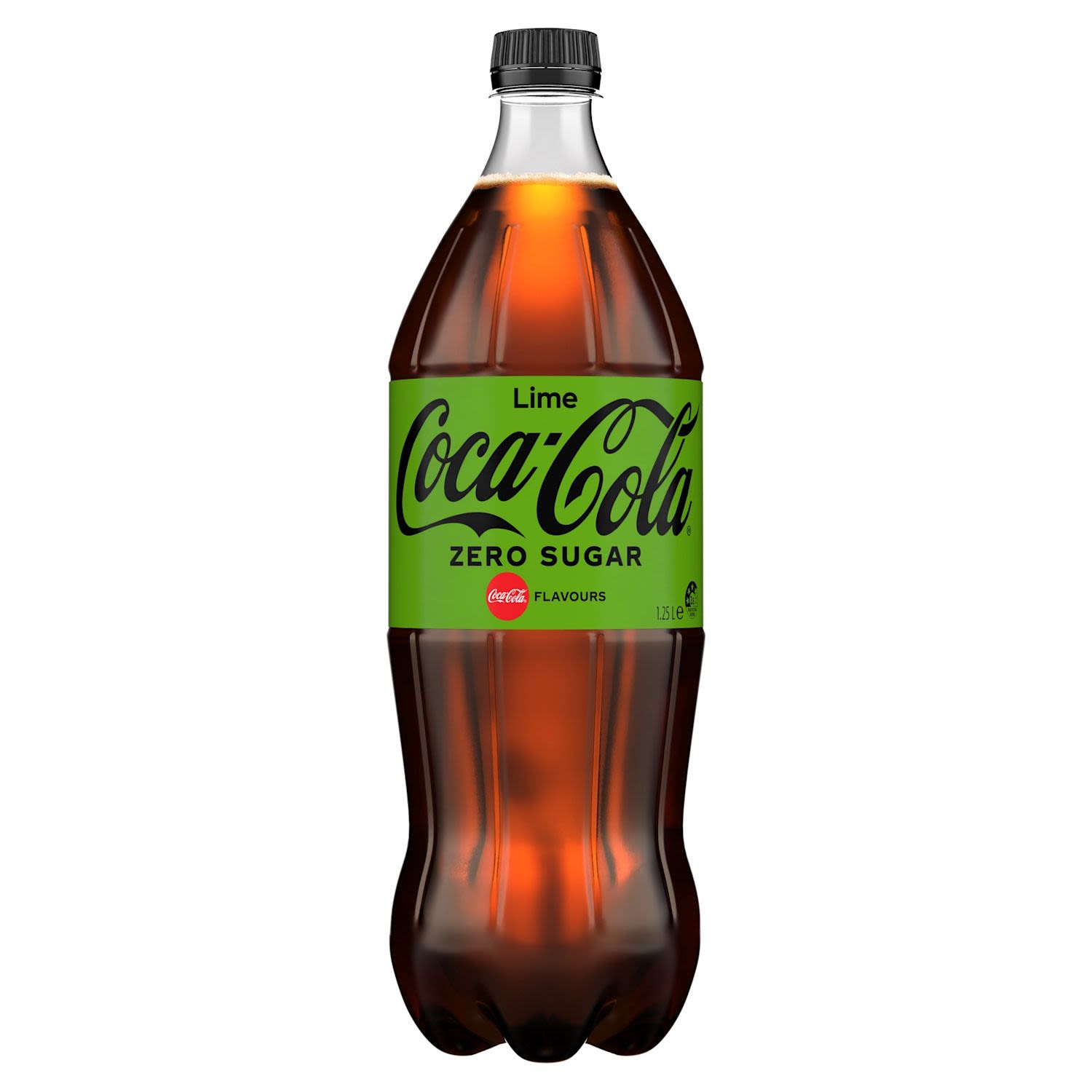 Coca-Cola Zero Sugar Lime Soft Drink Bottle