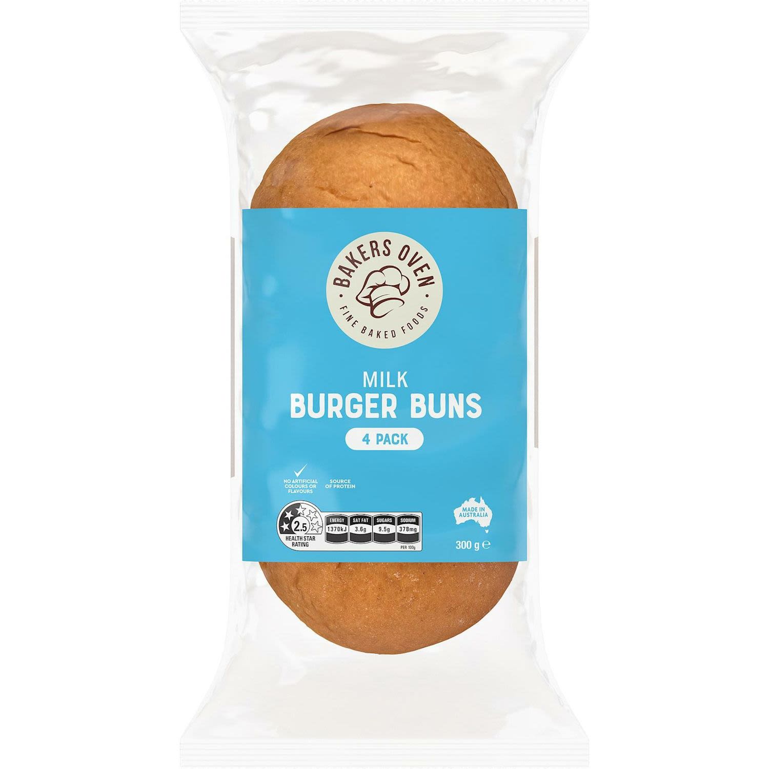 Bakers Oven Milk Burger Buns