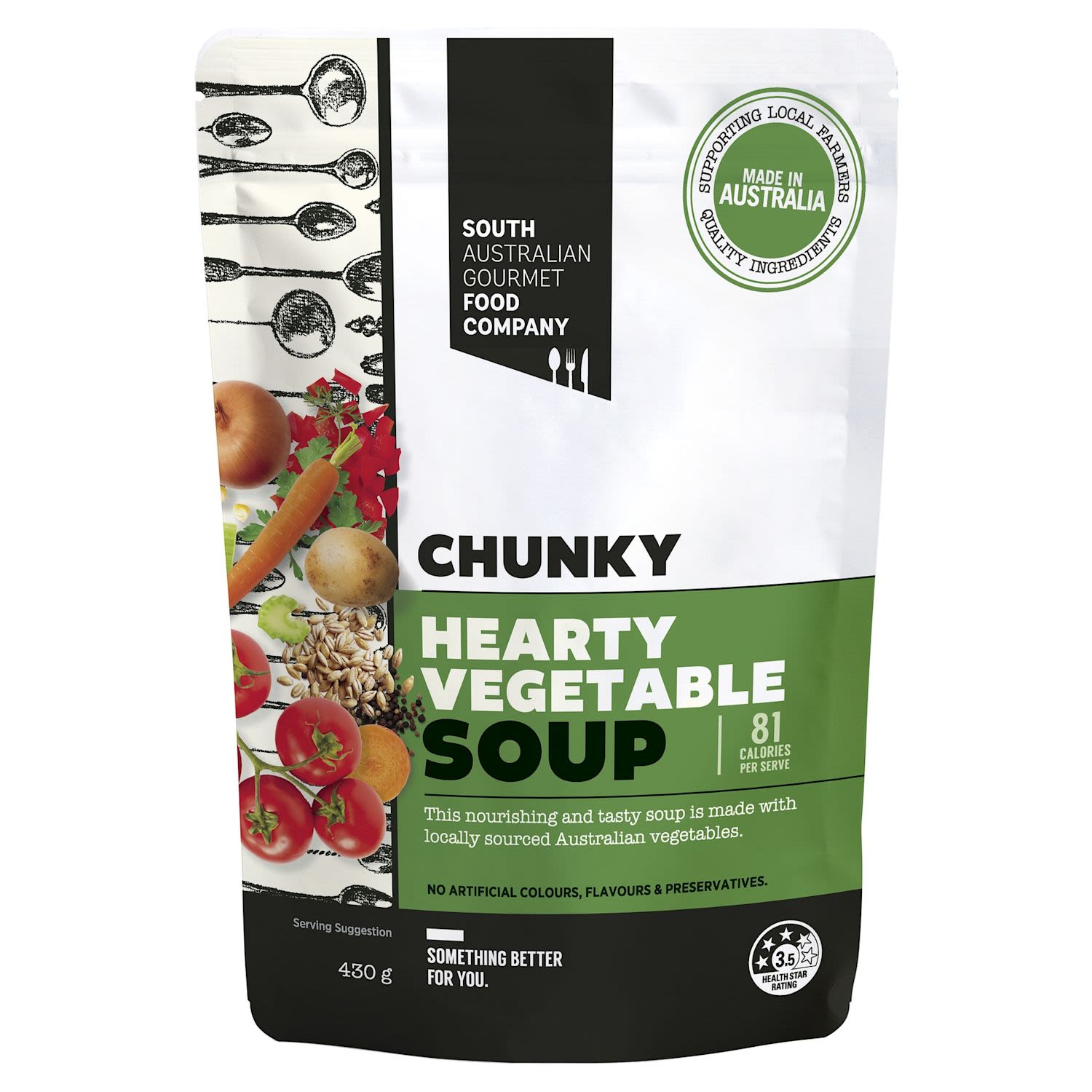 SA Gourmet Food Chunky Hearty Vegetable Soup