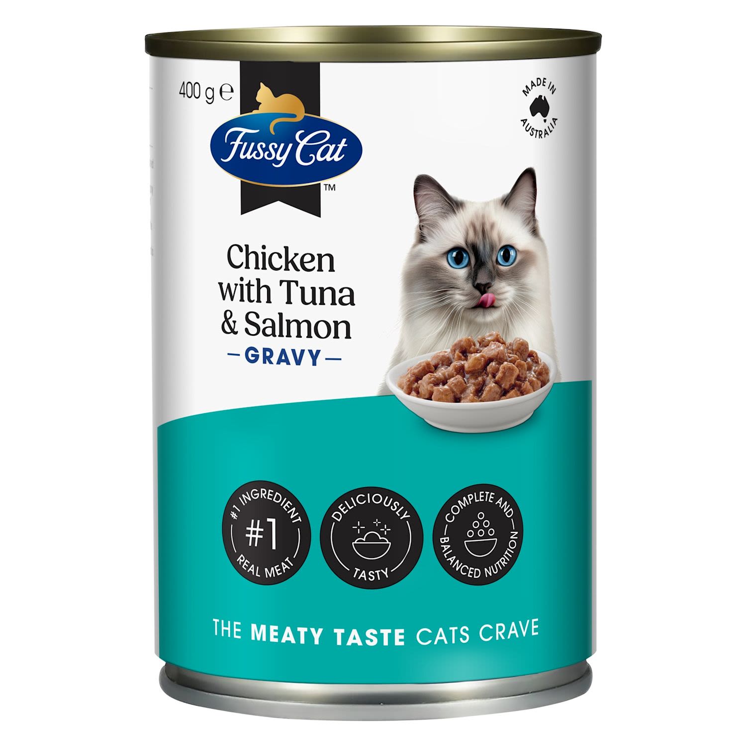 Fussy Cat Grain Free Chicken With Tuna & Salmon Gravy Wet Cat Food