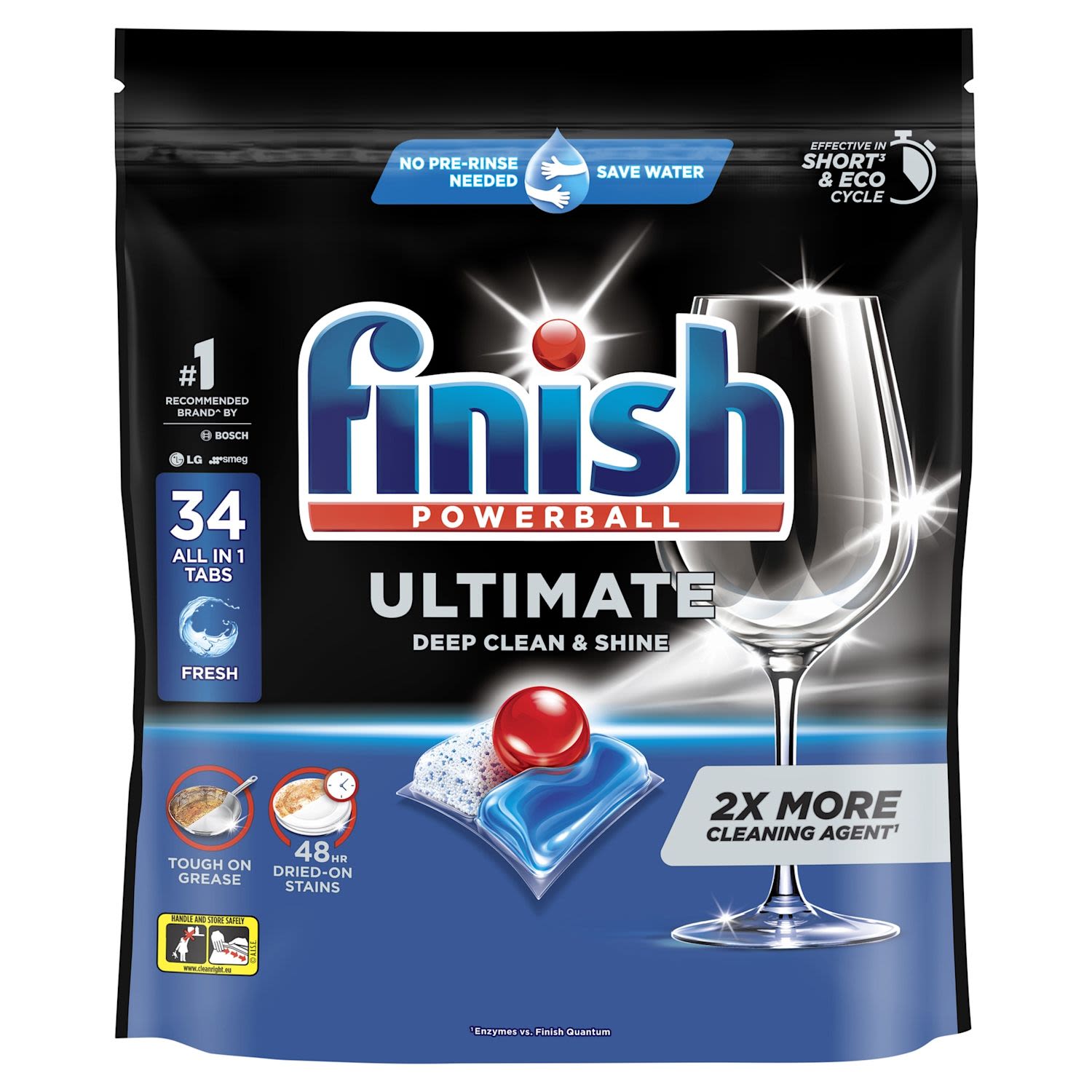Finish Ultimate Auto Dishwash Tablets Regular