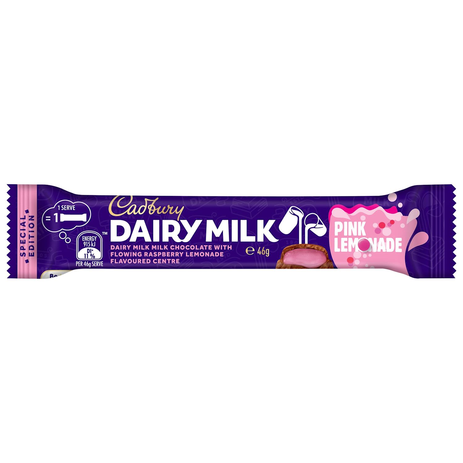 Cadbury Dairy Milk Pink Lemonade Chocolate Bar