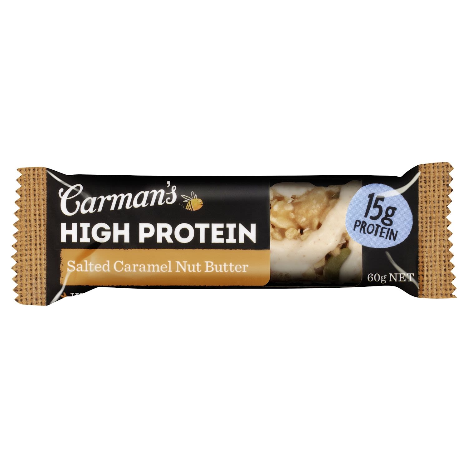 Carmans Protein Bars Salted Caramel Nut Butter