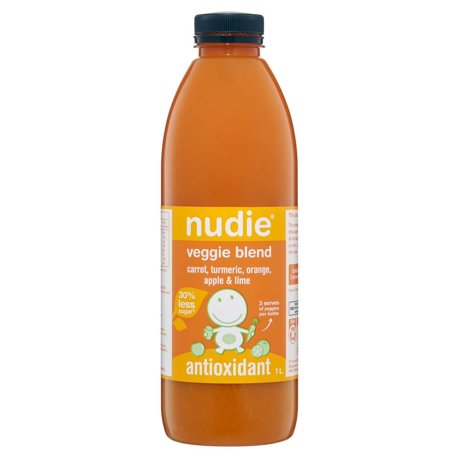 Nudie Antioxidant Carrot Tumeric Orange Apple & Lime Juice