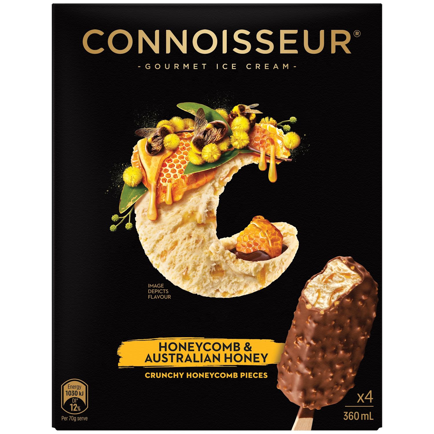 Connoisseur Honeycomb & Australian Honey Ice Cream