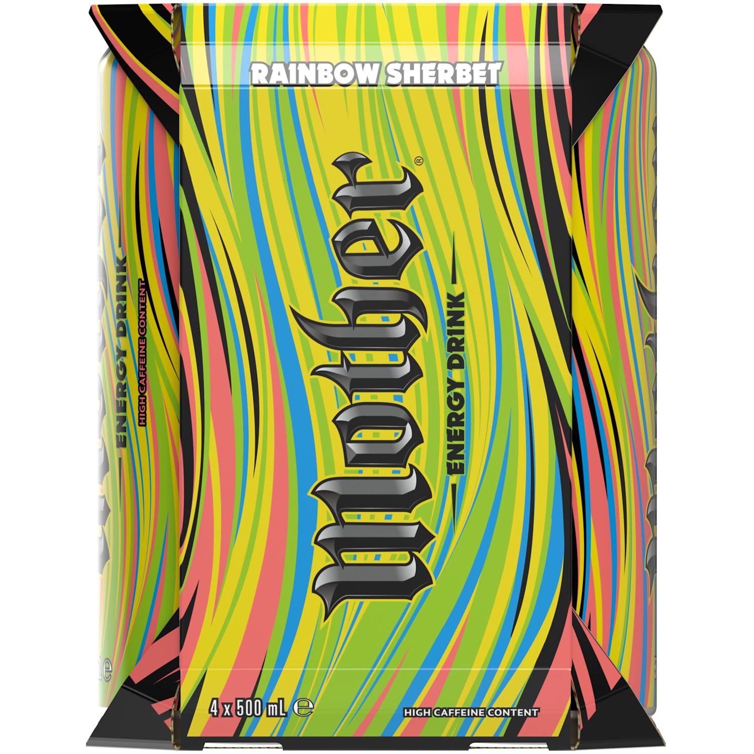 Mother Energy Drink Rainbow Sherbet Cans