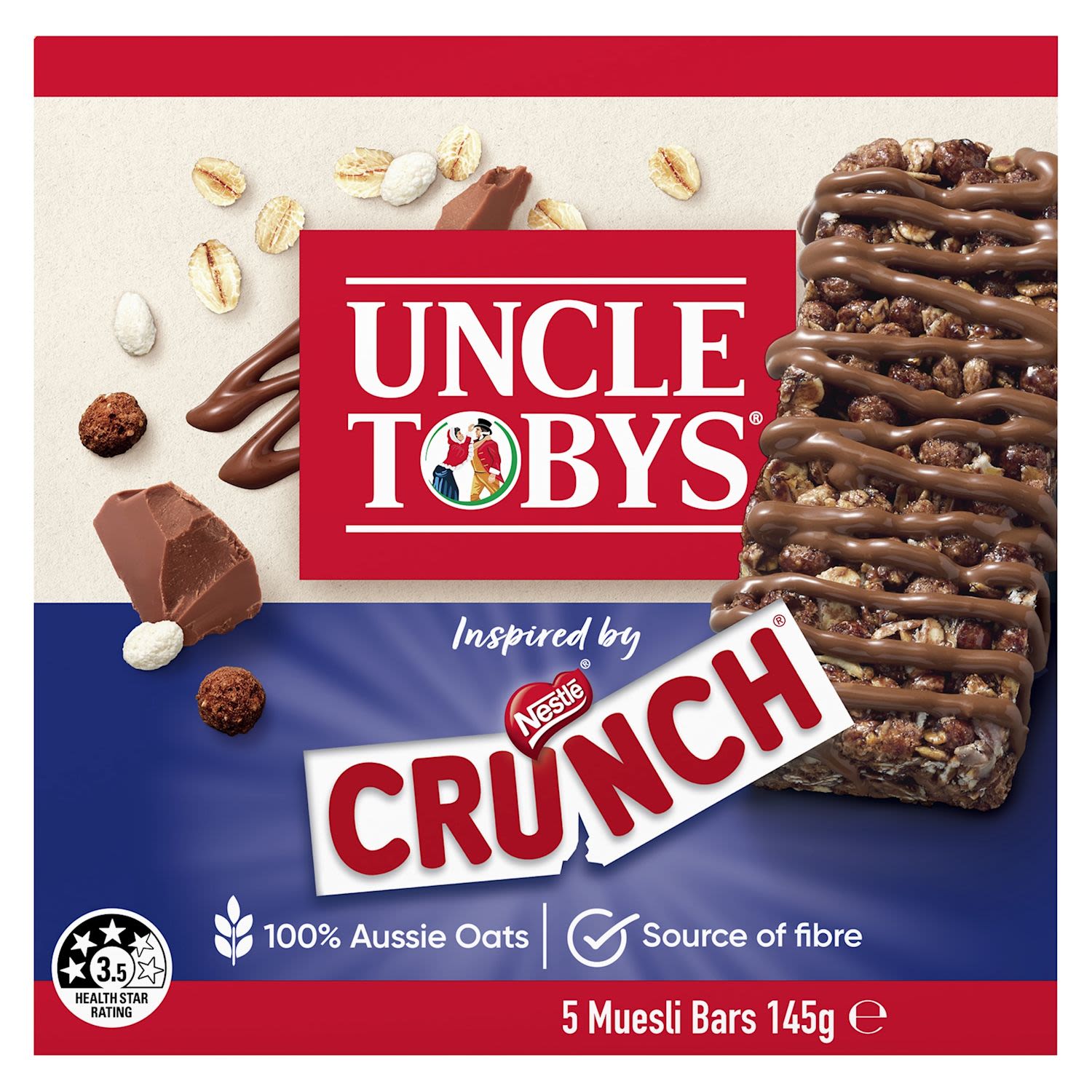 Uncle Tobys Snacks Crunch Snack Bars