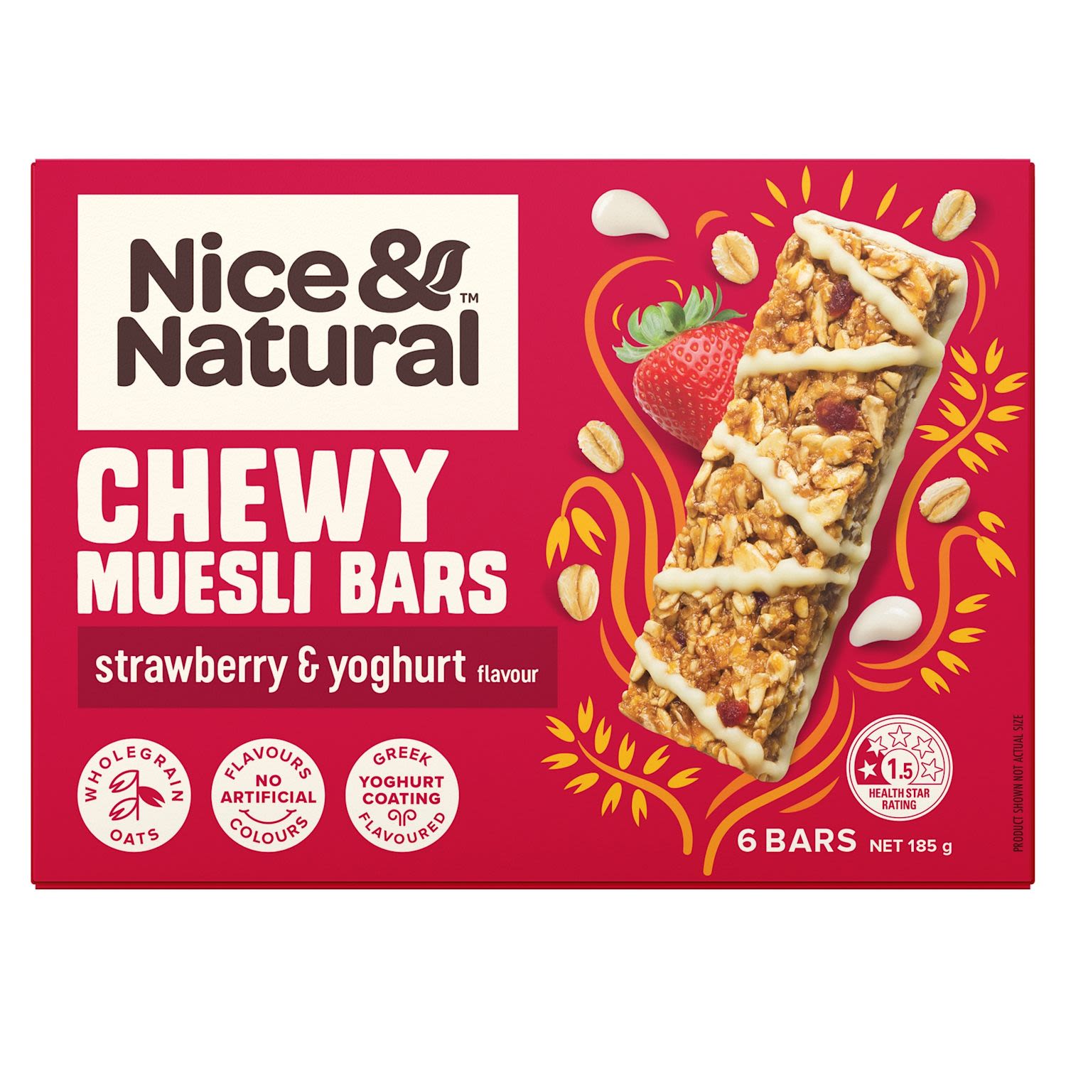 Nice & Natural Bar Chewy Strawberry