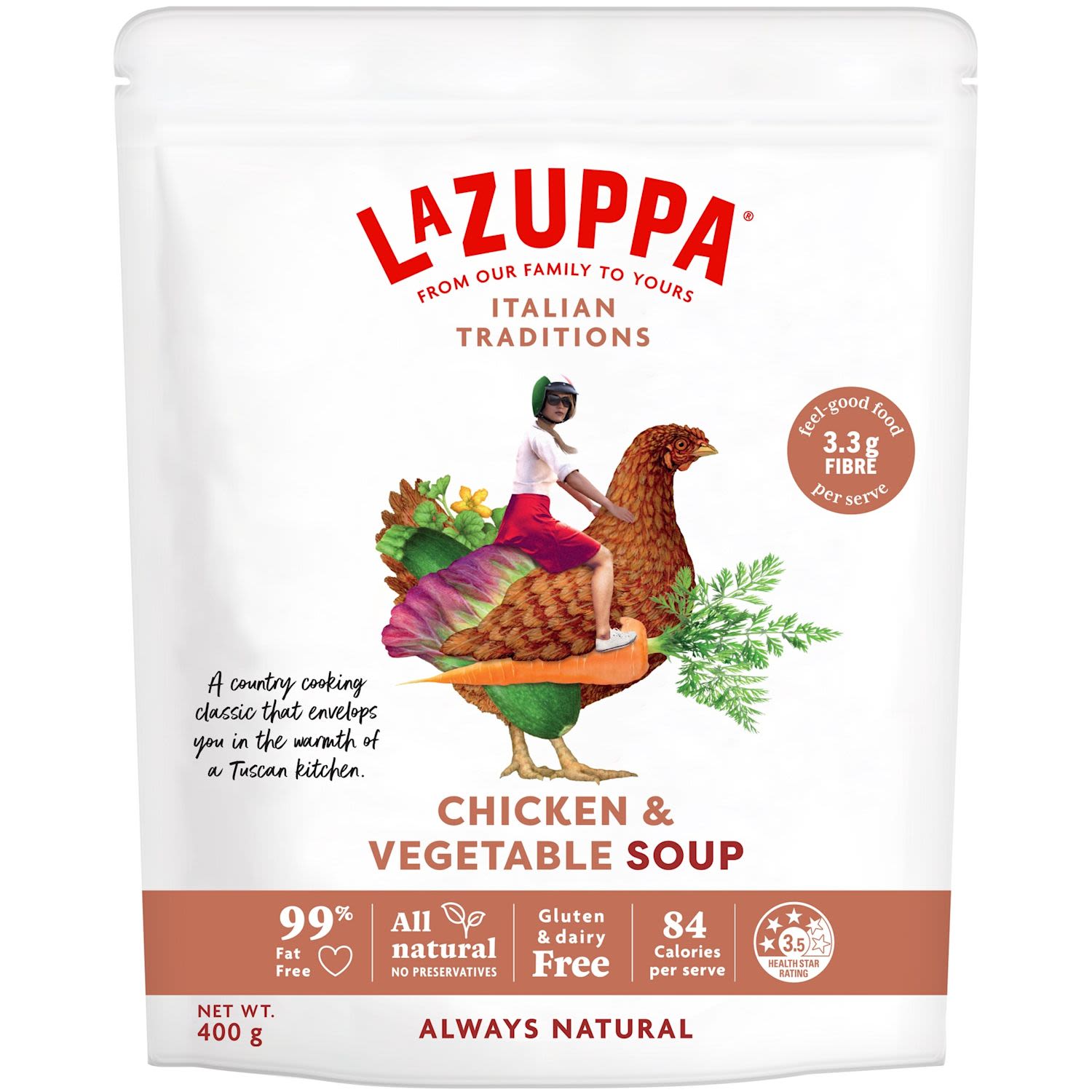La Zuppa Soup Pouch Tuscan Chicken + Veg + Rice