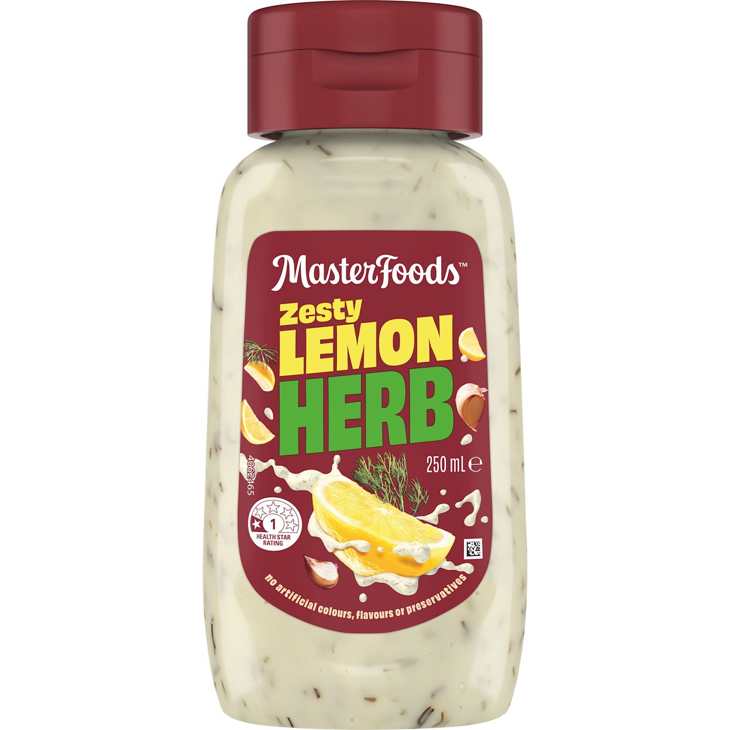 Masterfoods Sauce Zesty Lemon And Herb