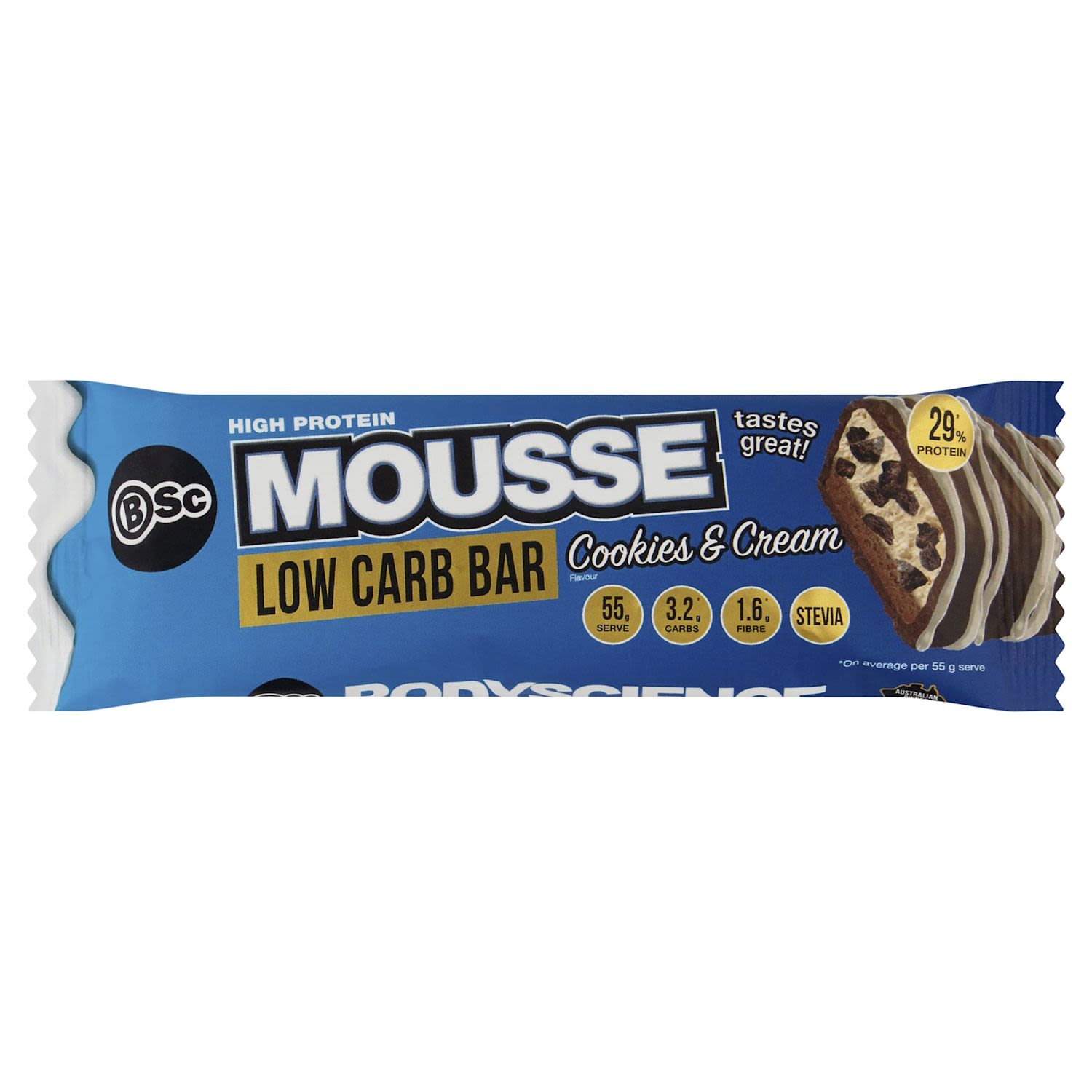 BSc High Protein Low Carb Mousse Bar