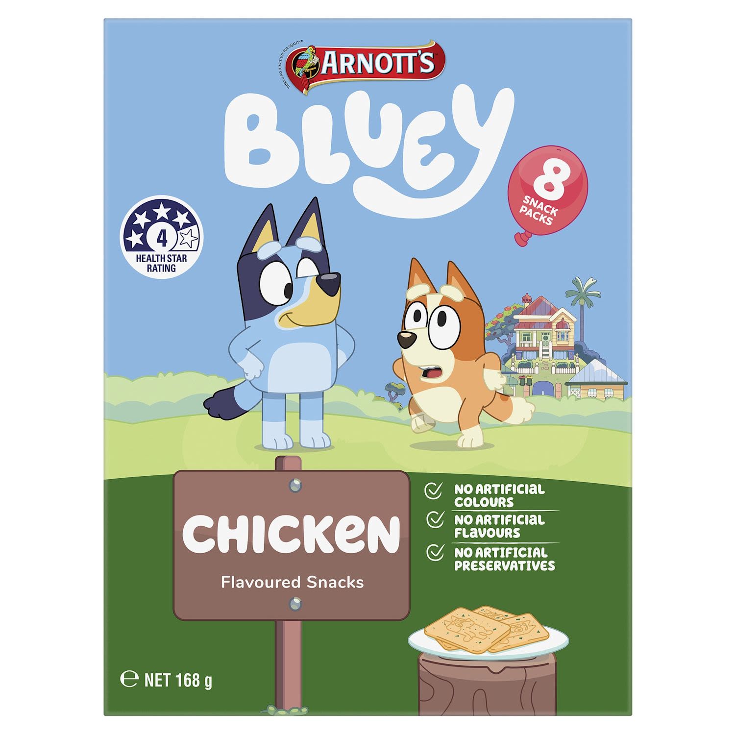 Arnott's Bluey Snacks Chicken Multipack