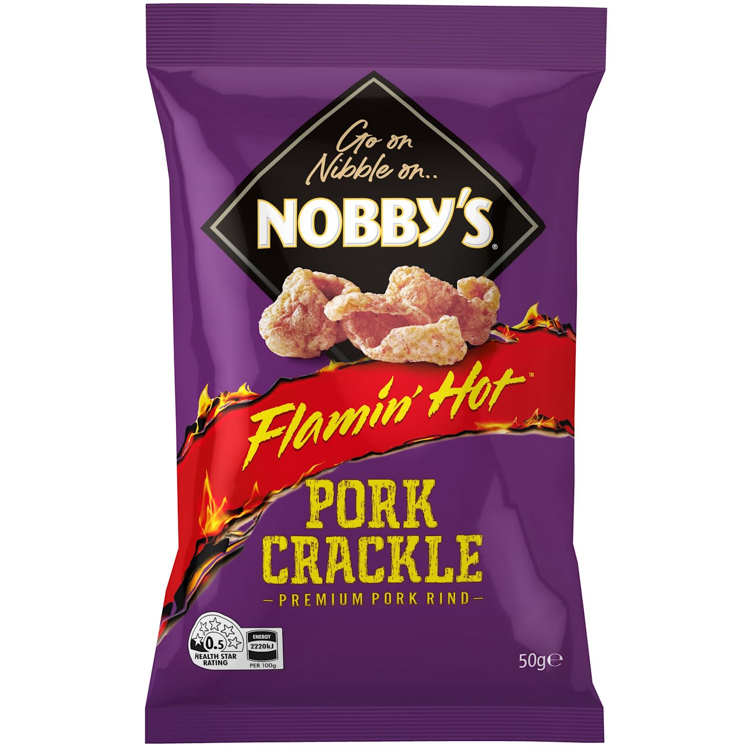 Nobby's Pork Crackle Flamin' Hot