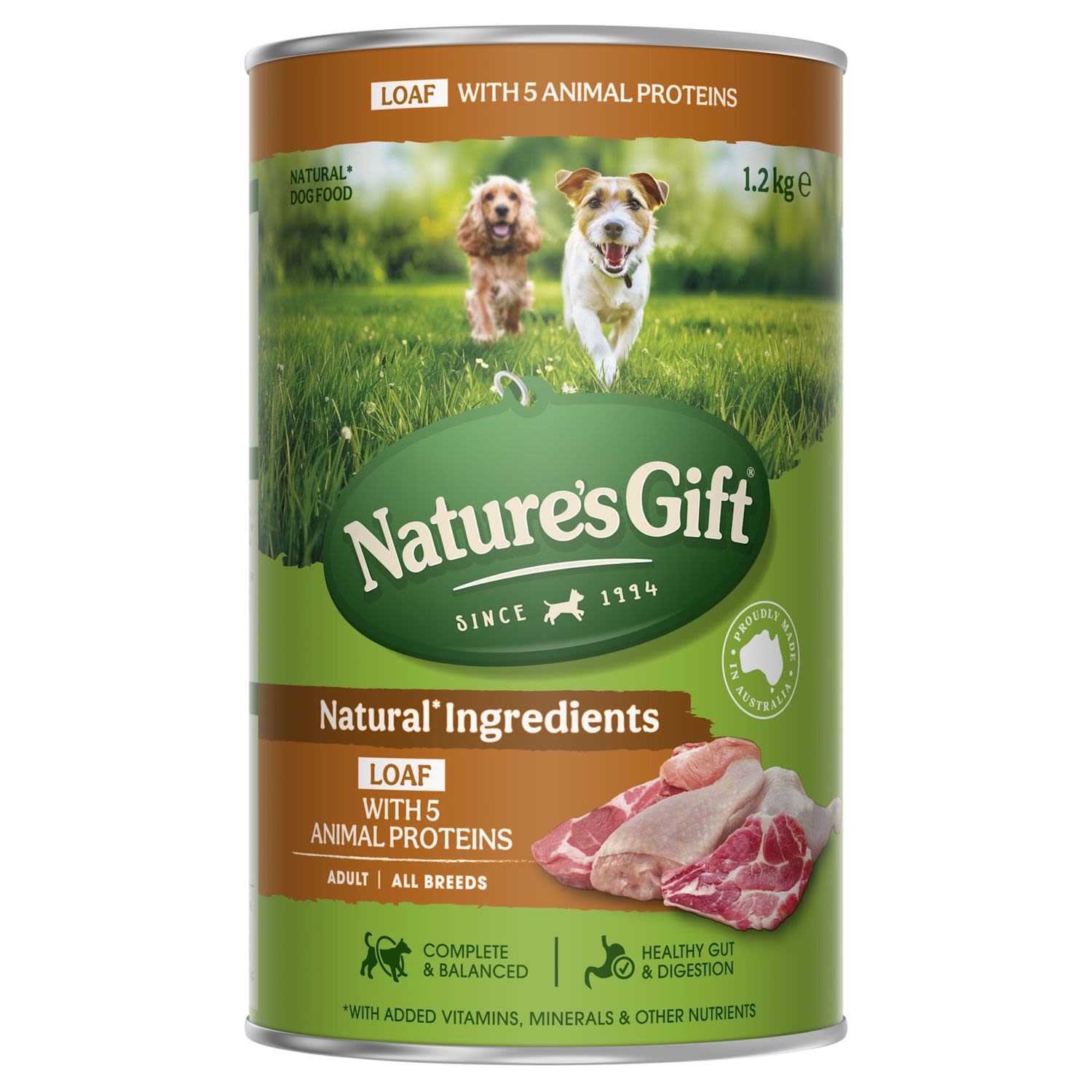 Natures Gift Wet Dog Food Five Meats