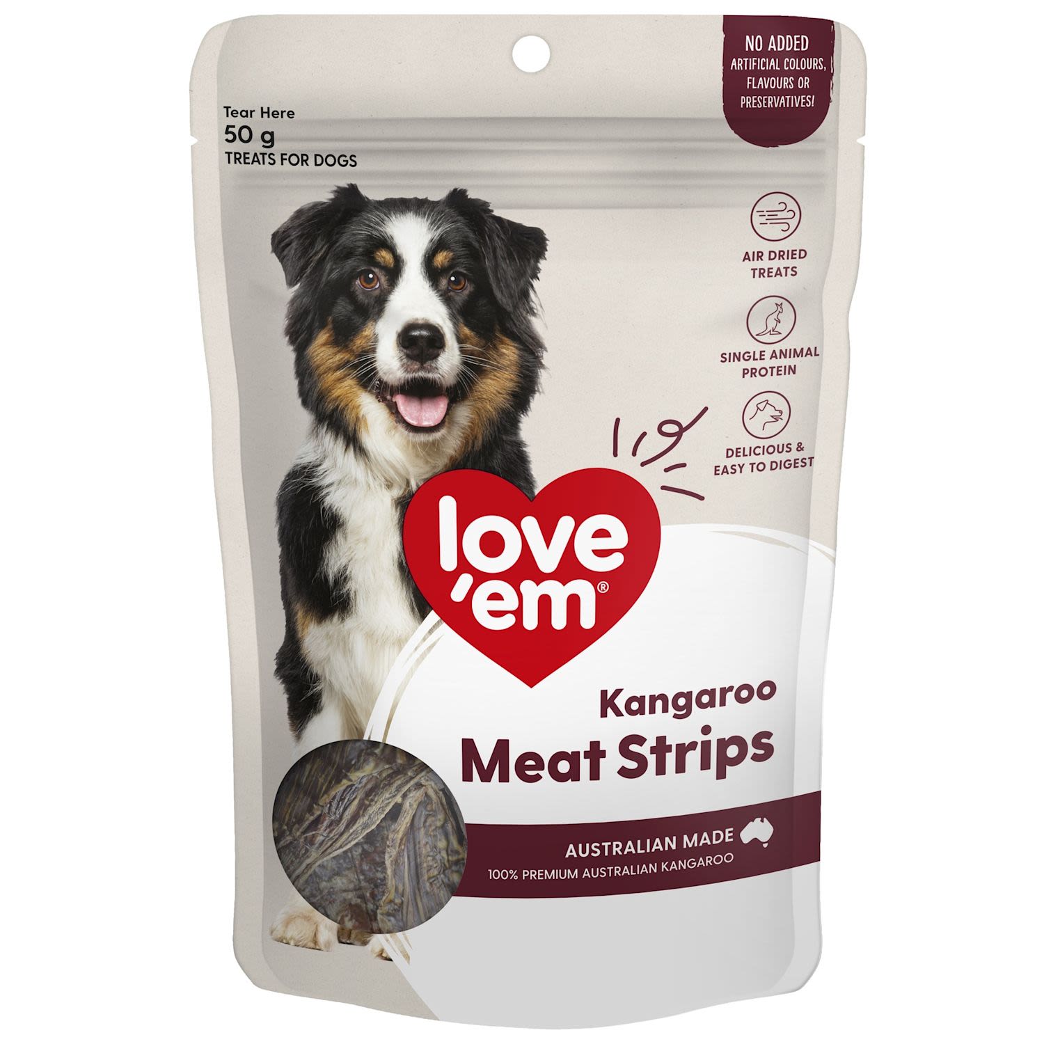 Love'Em Kangaroo Meat Strips