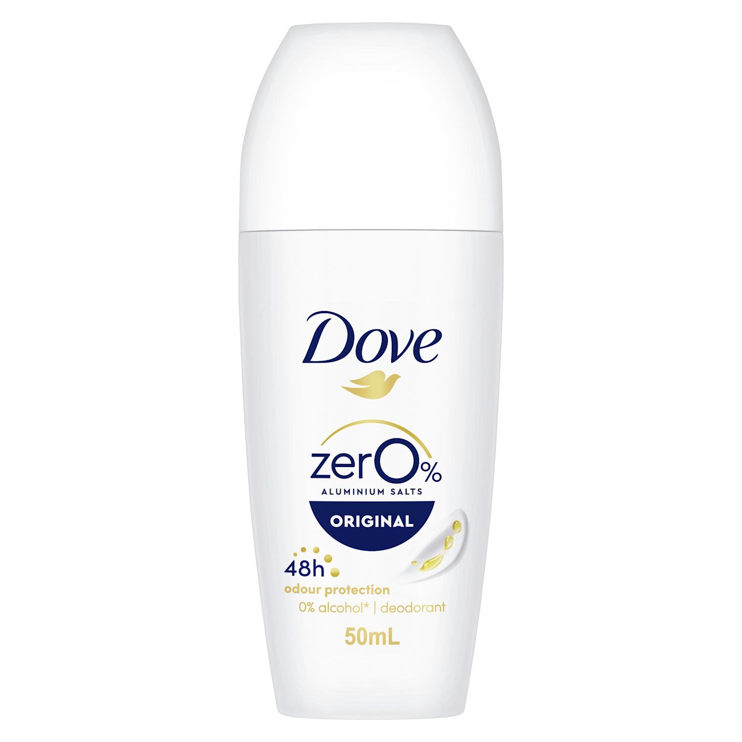 Dove Women Deodorant Roll On Original Zero % Aluminum