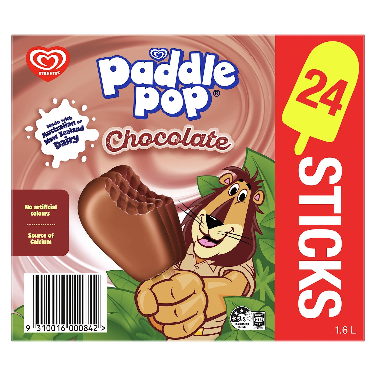 Paddle Pop Frozen Dessert Chocolate